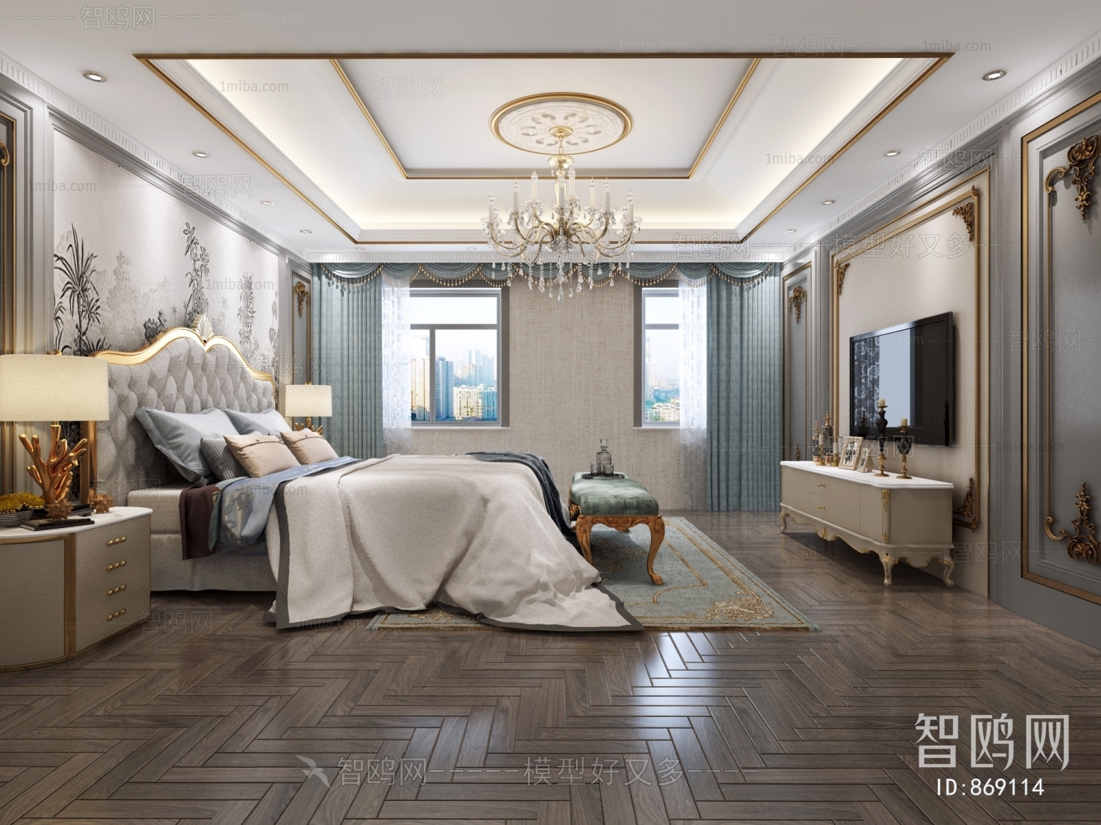 European Style Bedroom