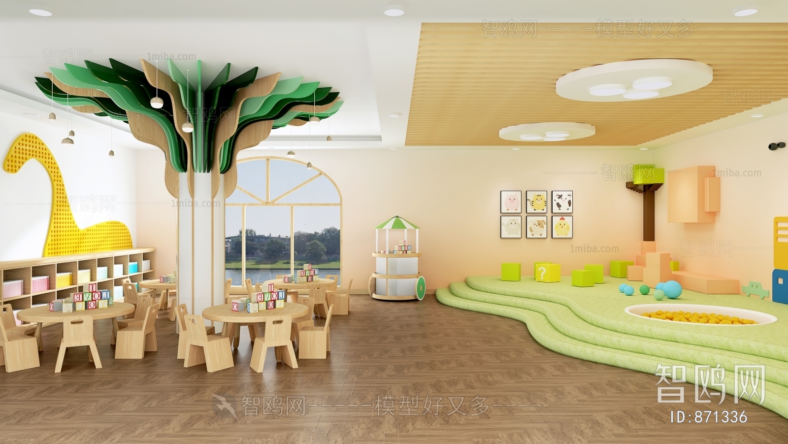 Nordic Style Children's Kindergarten