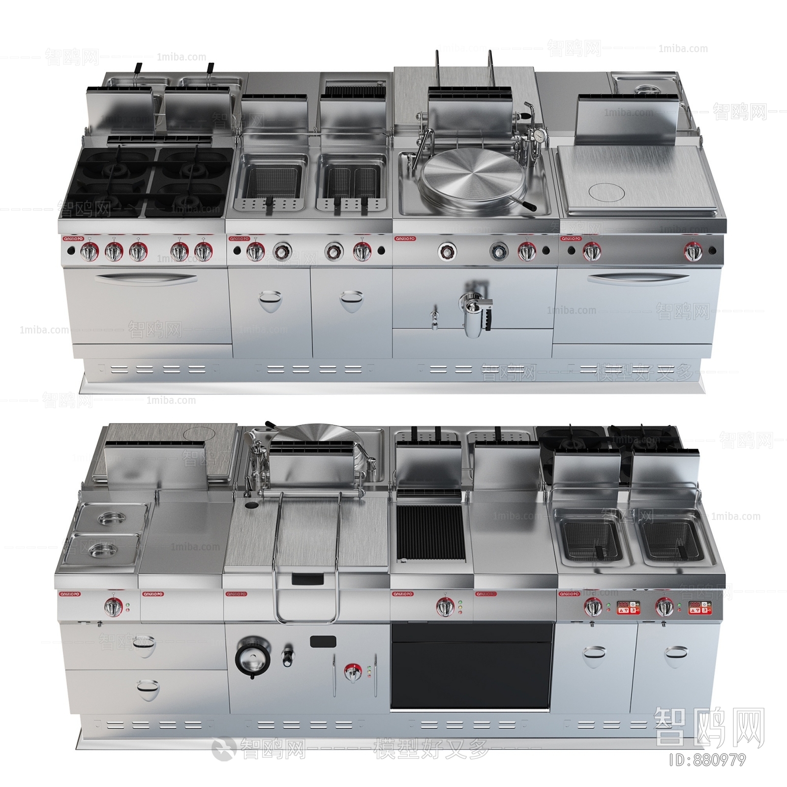 Modern Kitchen Electric Gas Range