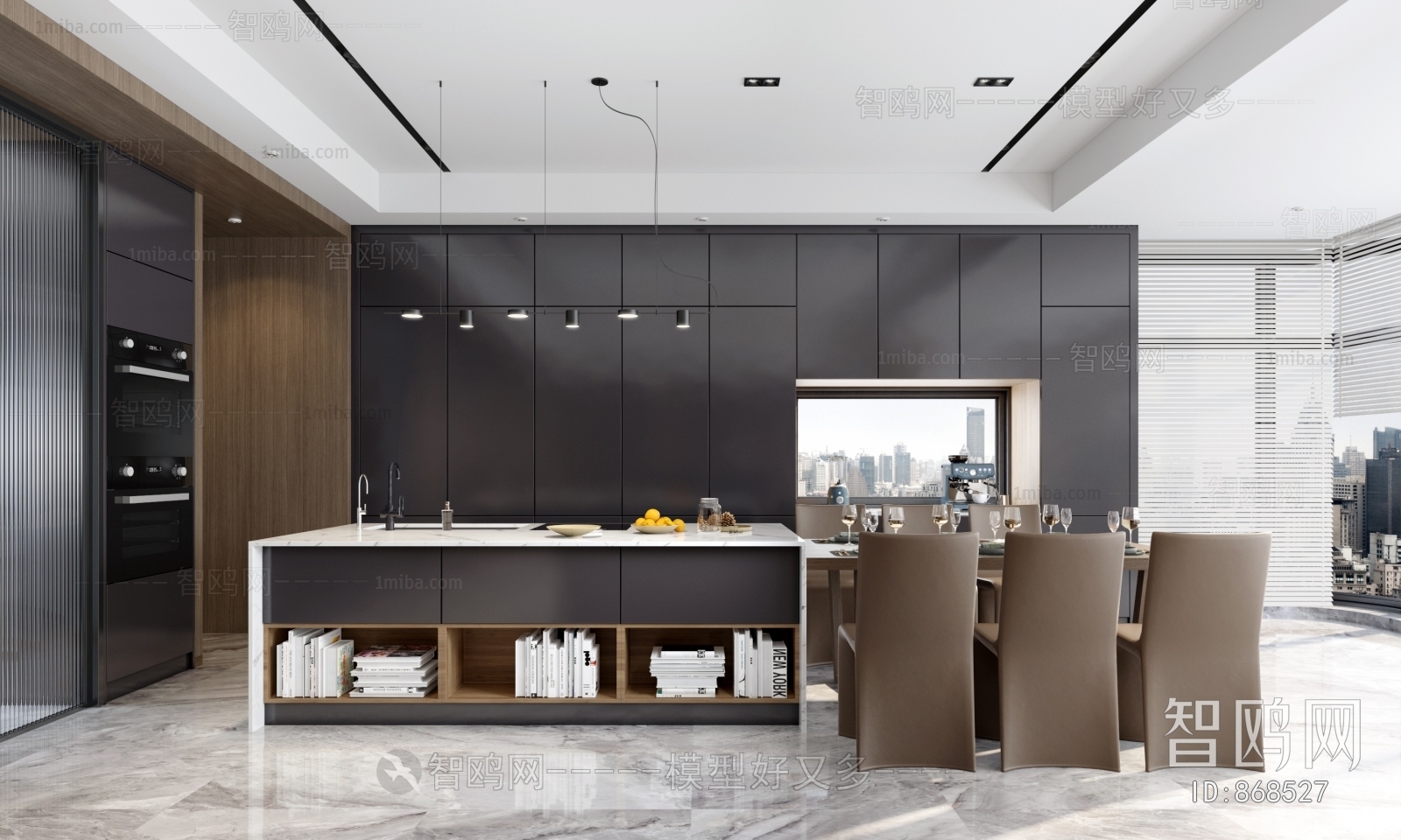 Modern Open Kitchen