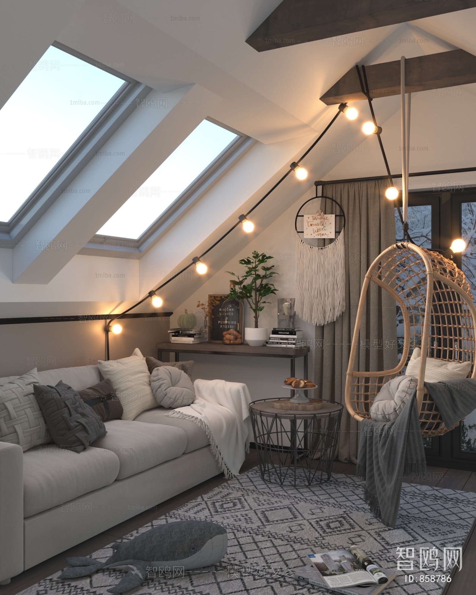 Nordic Style Attic