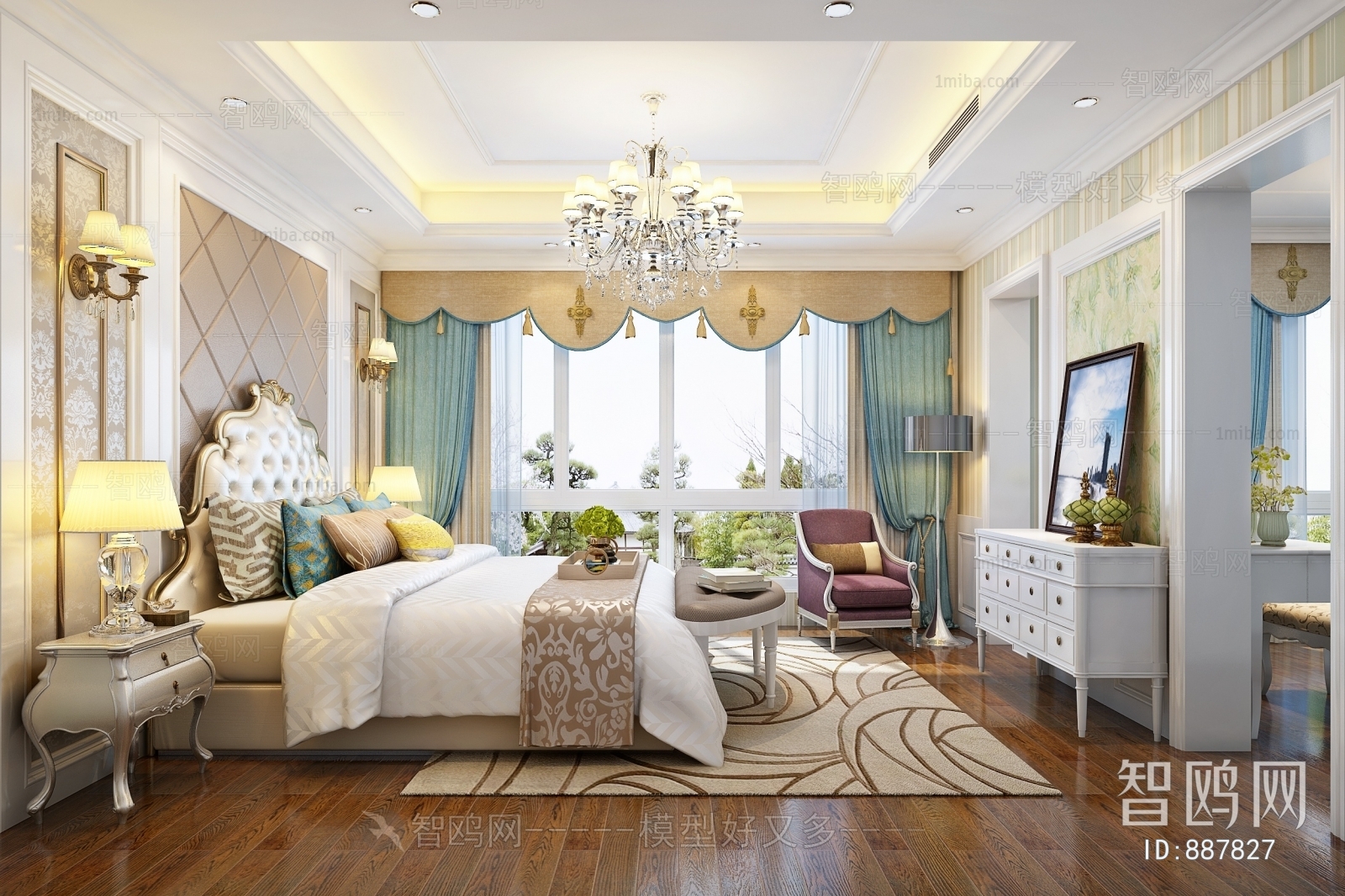 European Style Bedroom