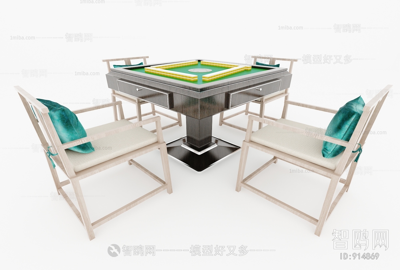 New Chinese Style Mahjong Tables And Chairs