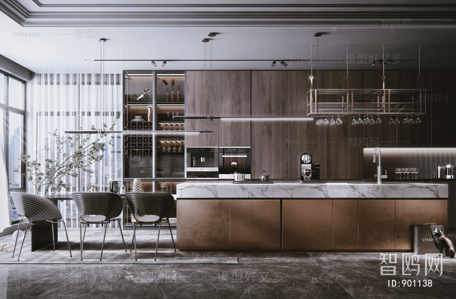 Modern Open Kitchen