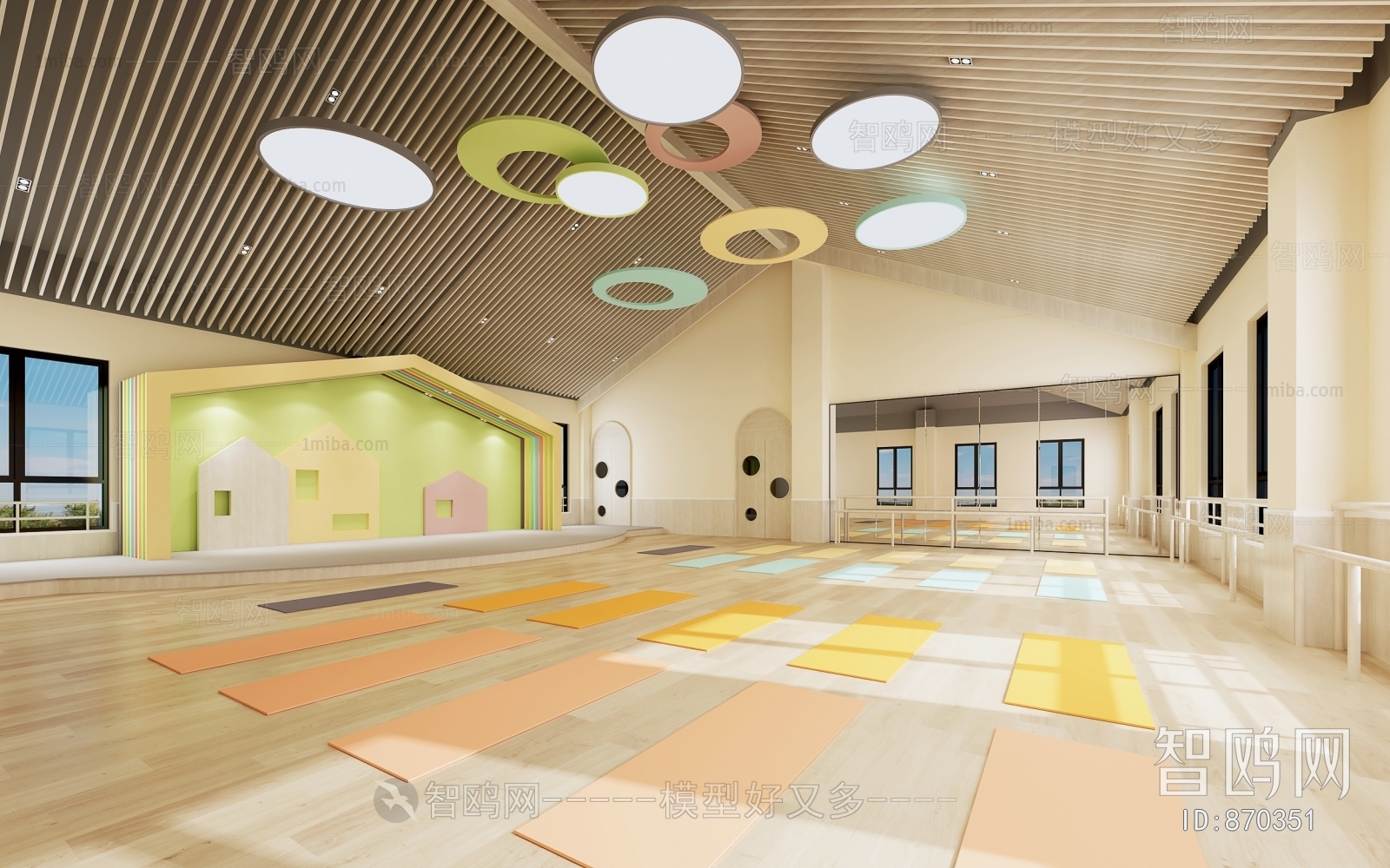 Modern Yoga Room