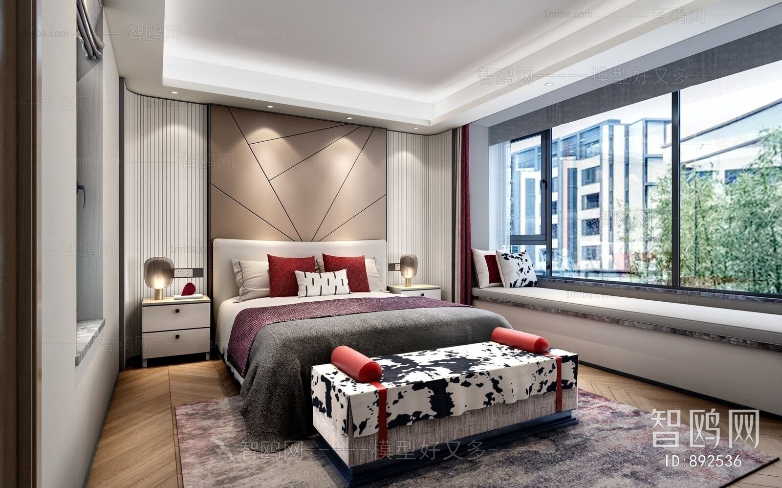 New Chinese Style Bedroom