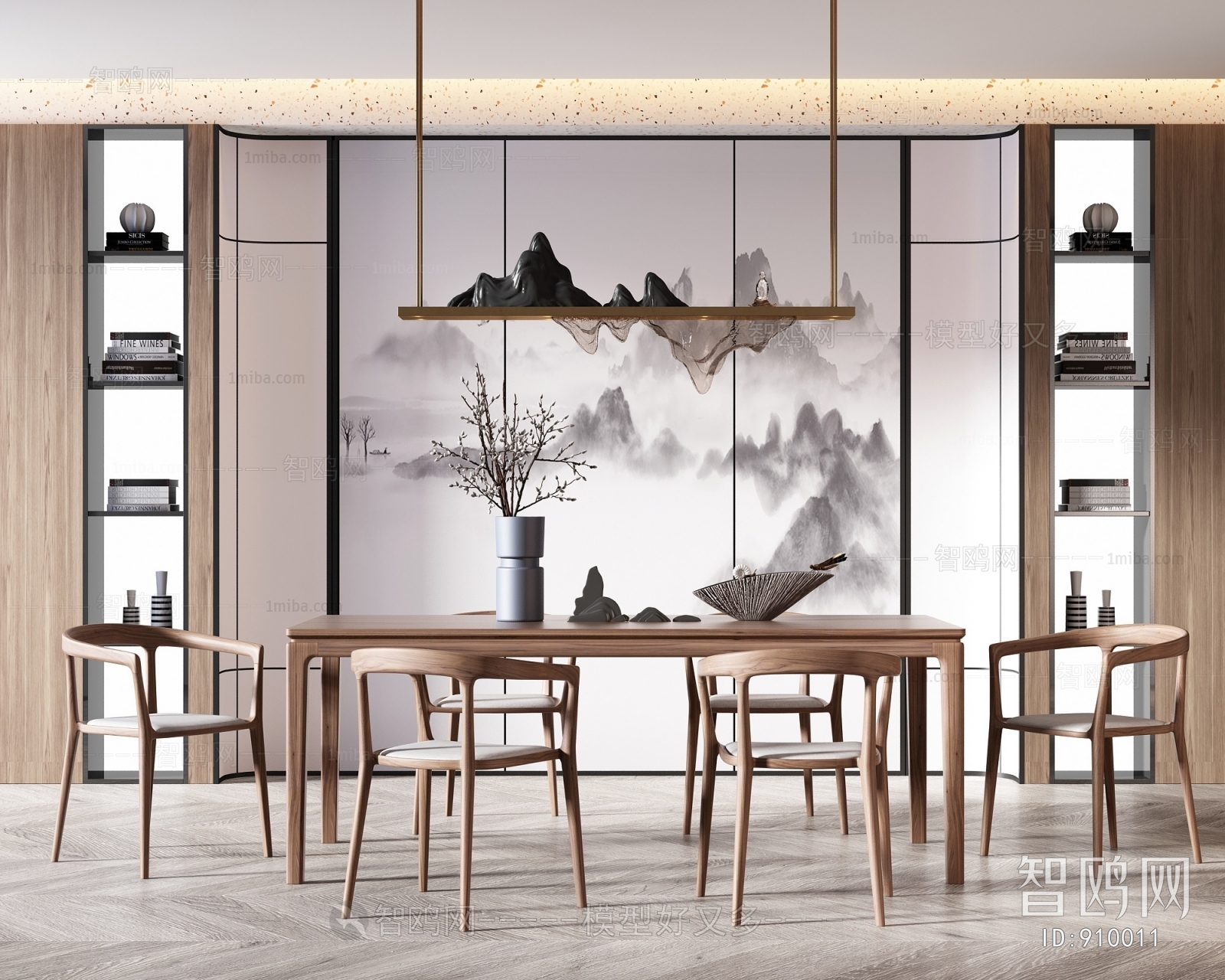 New Chinese Style Dining Room