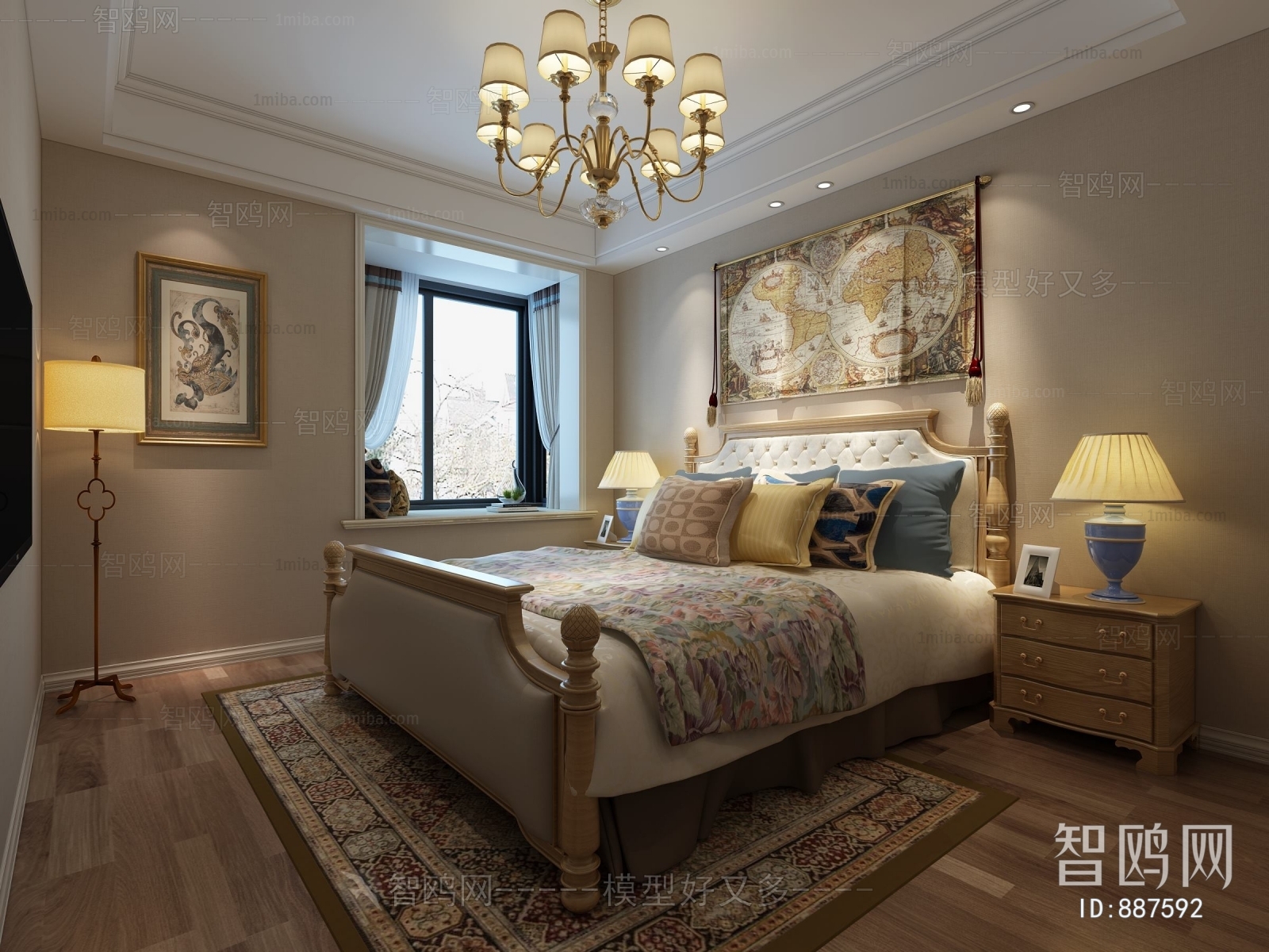 European Style Bedroom