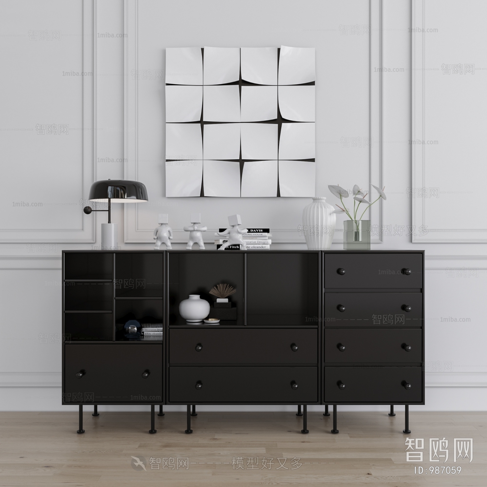 Nordic Style Decorative Cabinet