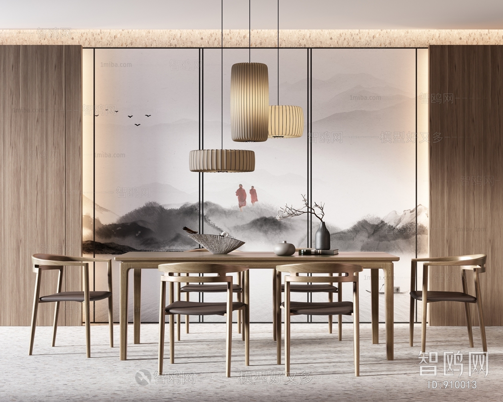 New Chinese Style Dining Room