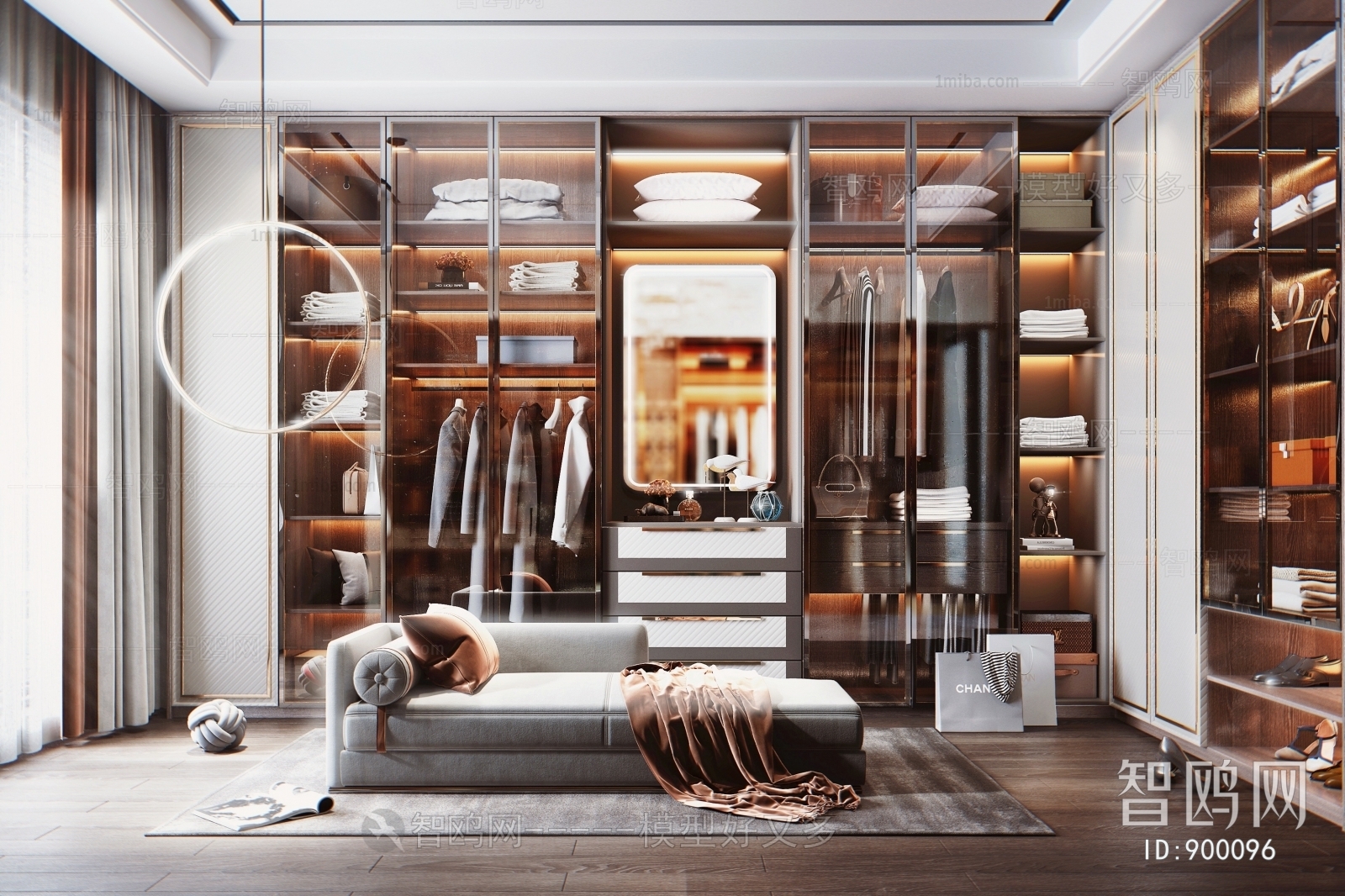 Modern Clothes Storage Area