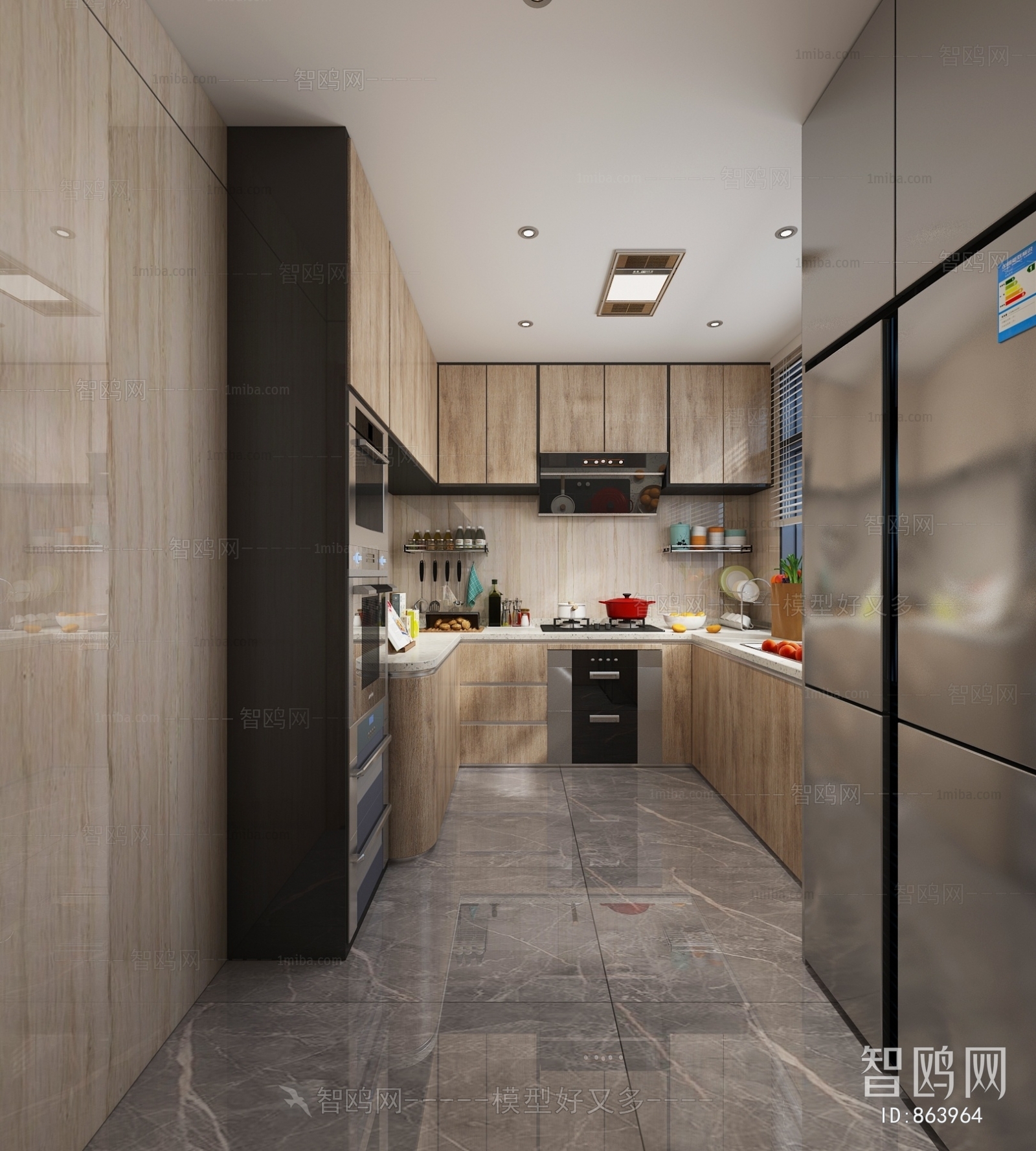 Modern The Kitchen