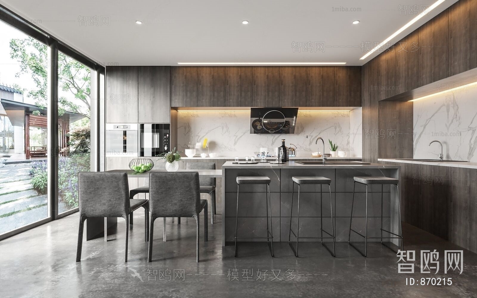 Modern Open Kitchen