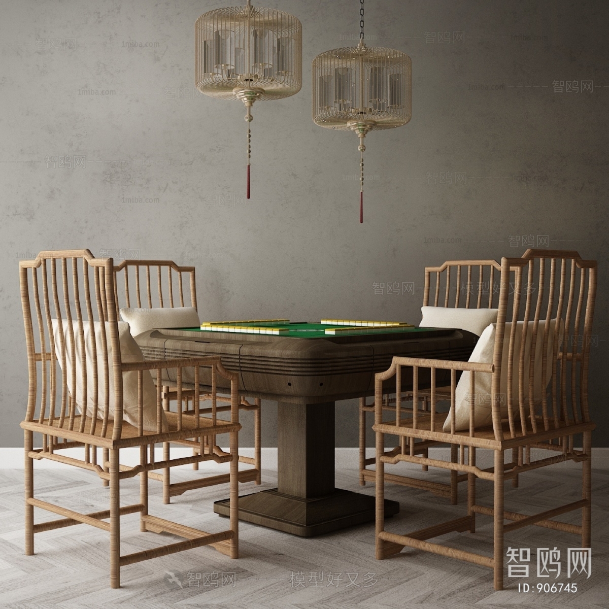 New Chinese Style Mahjong Tables And Chairs