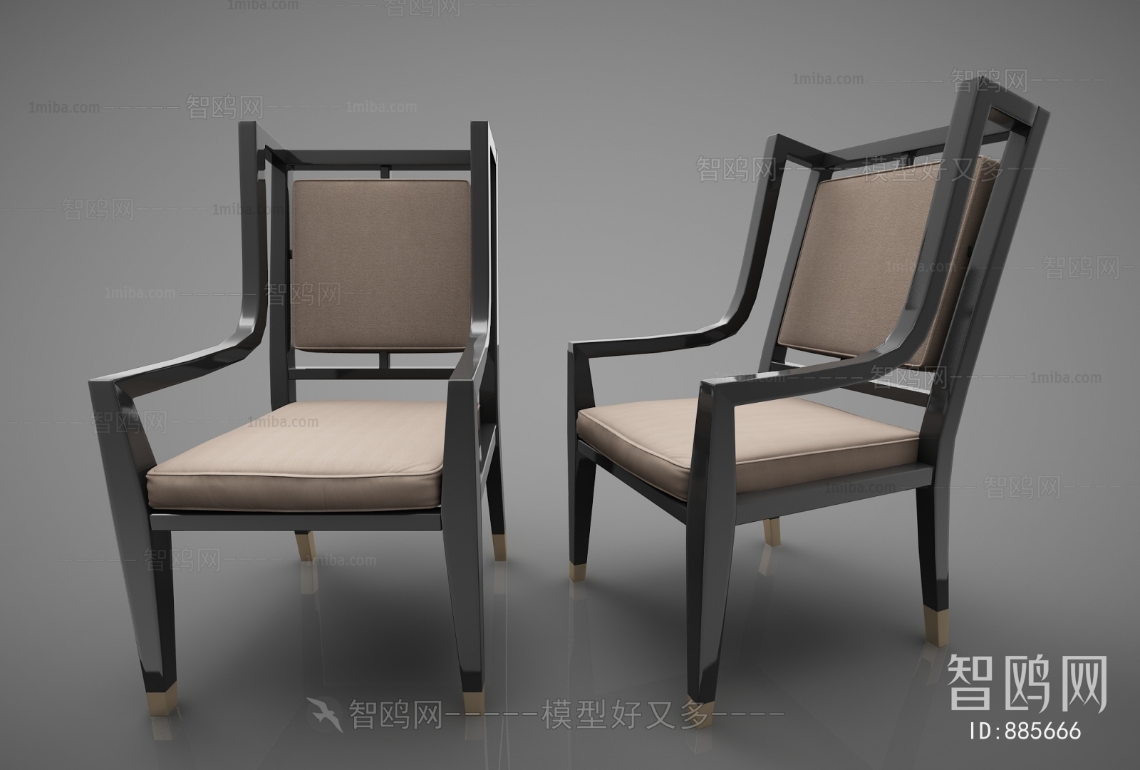 New Chinese Style Lounge Chair