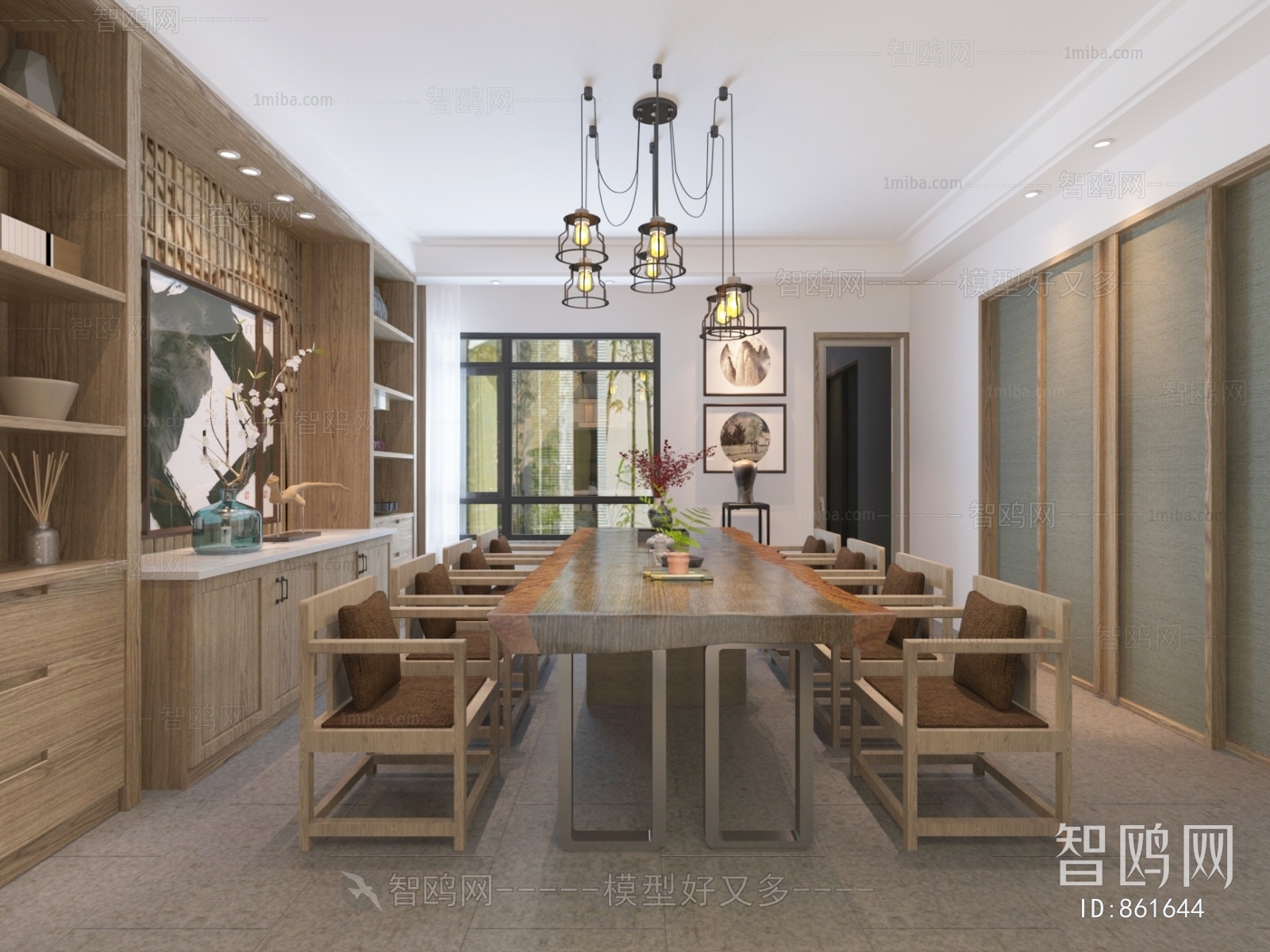 New Chinese Style Dining Room