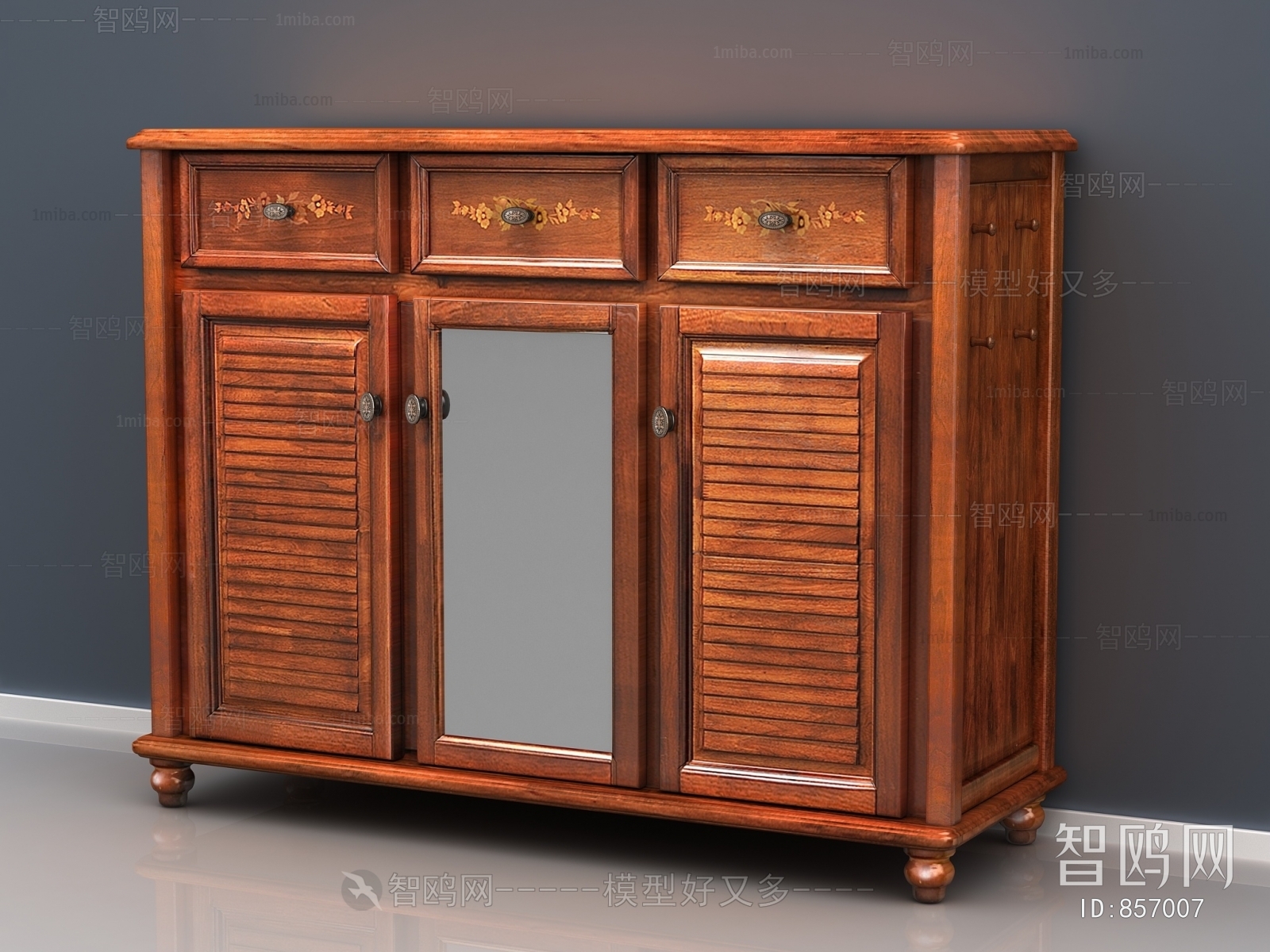 New Classical Style Shoe Cabinet