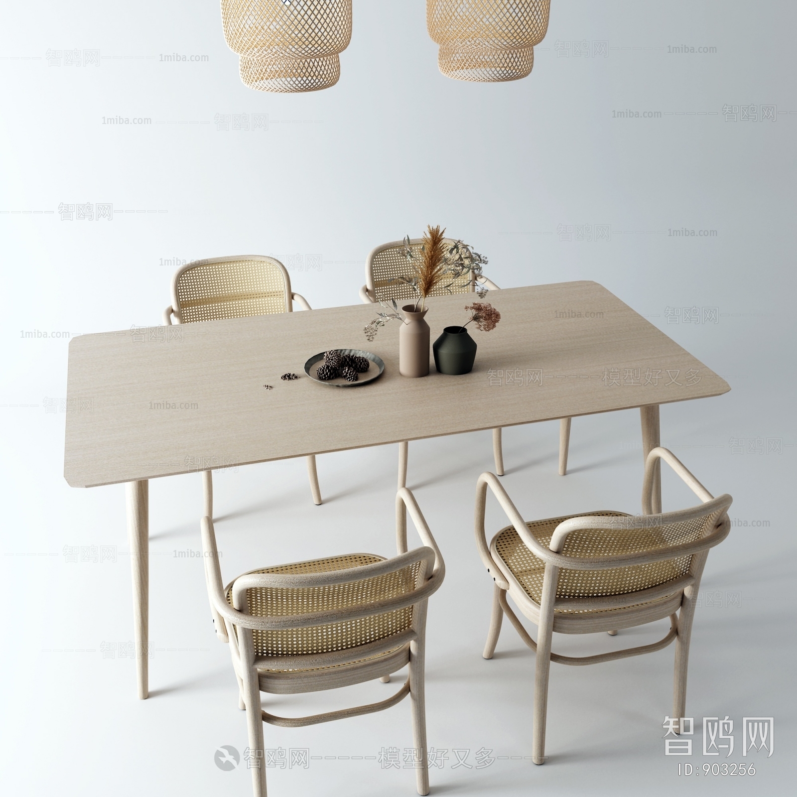 Nordic Style Dining Table And Chairs