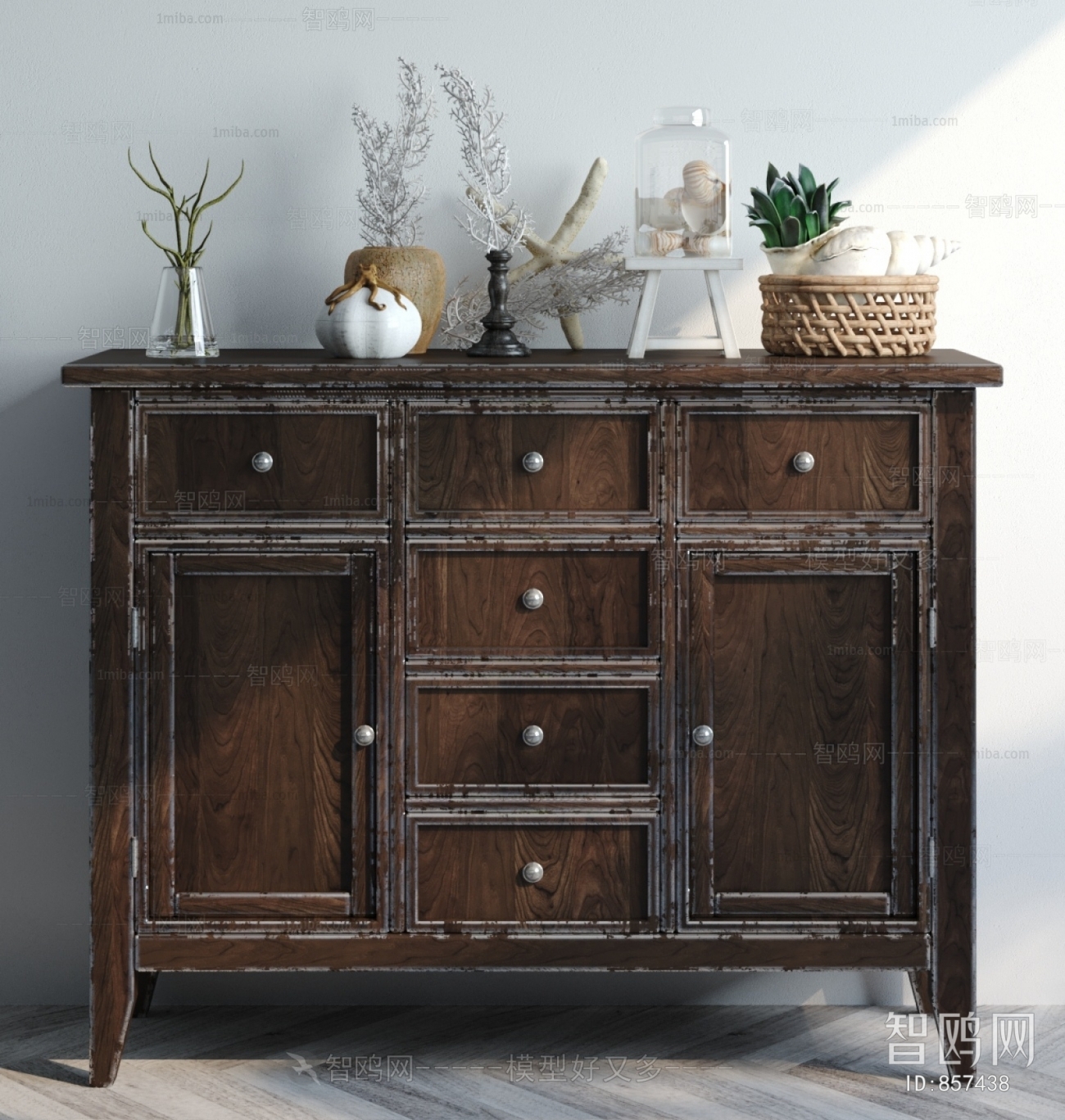 Industrial Style Decorative Cabinet