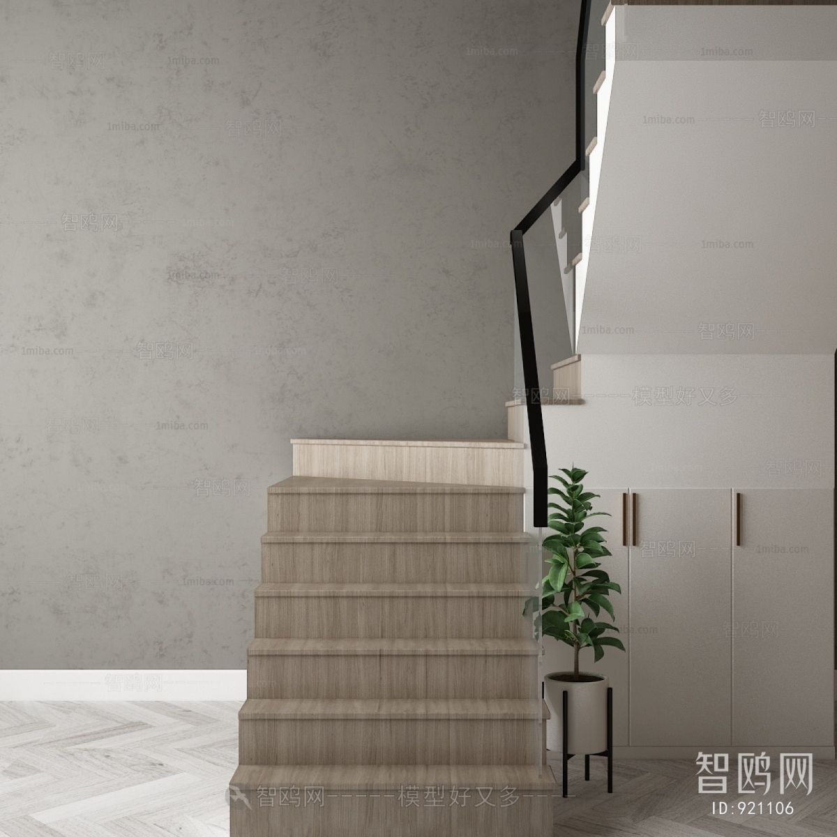 Modern Stair Balustrade/elevator