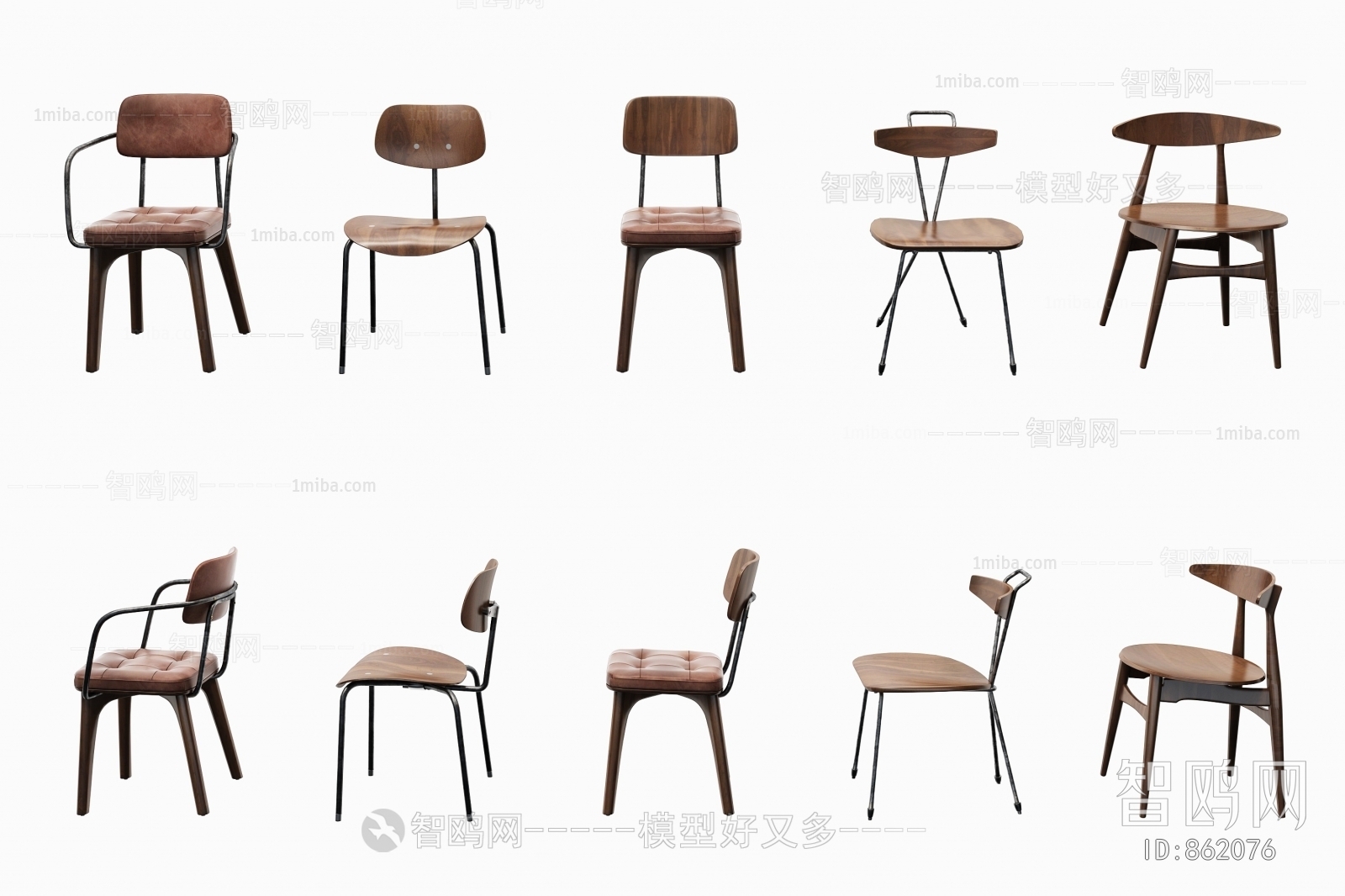 Industrial Style Single Chair