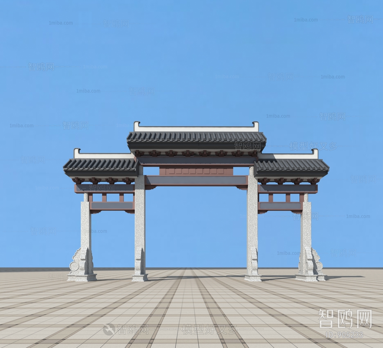 Chinese Style Building Component