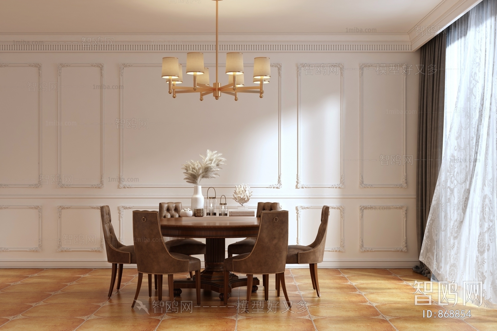 American Style Dining Table And Chairs