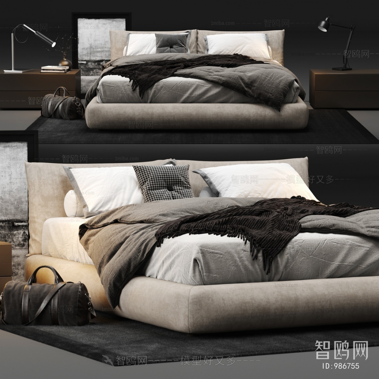 Modern Double Bed