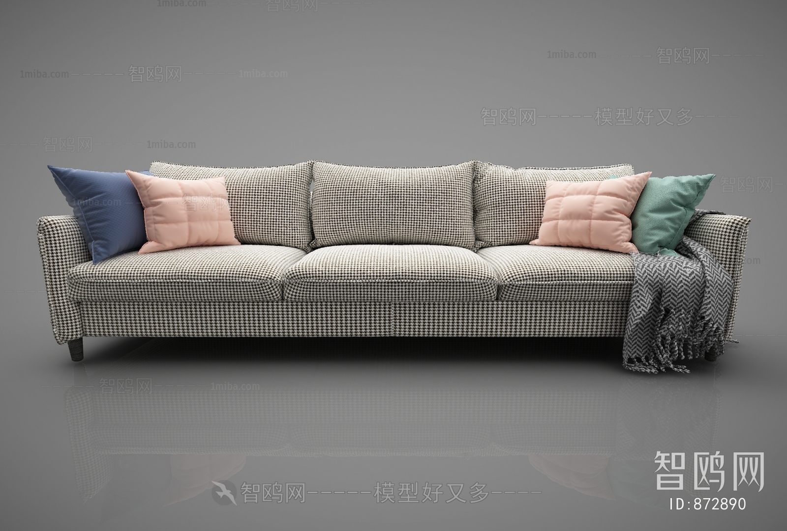 Modern Three-seat Sofa