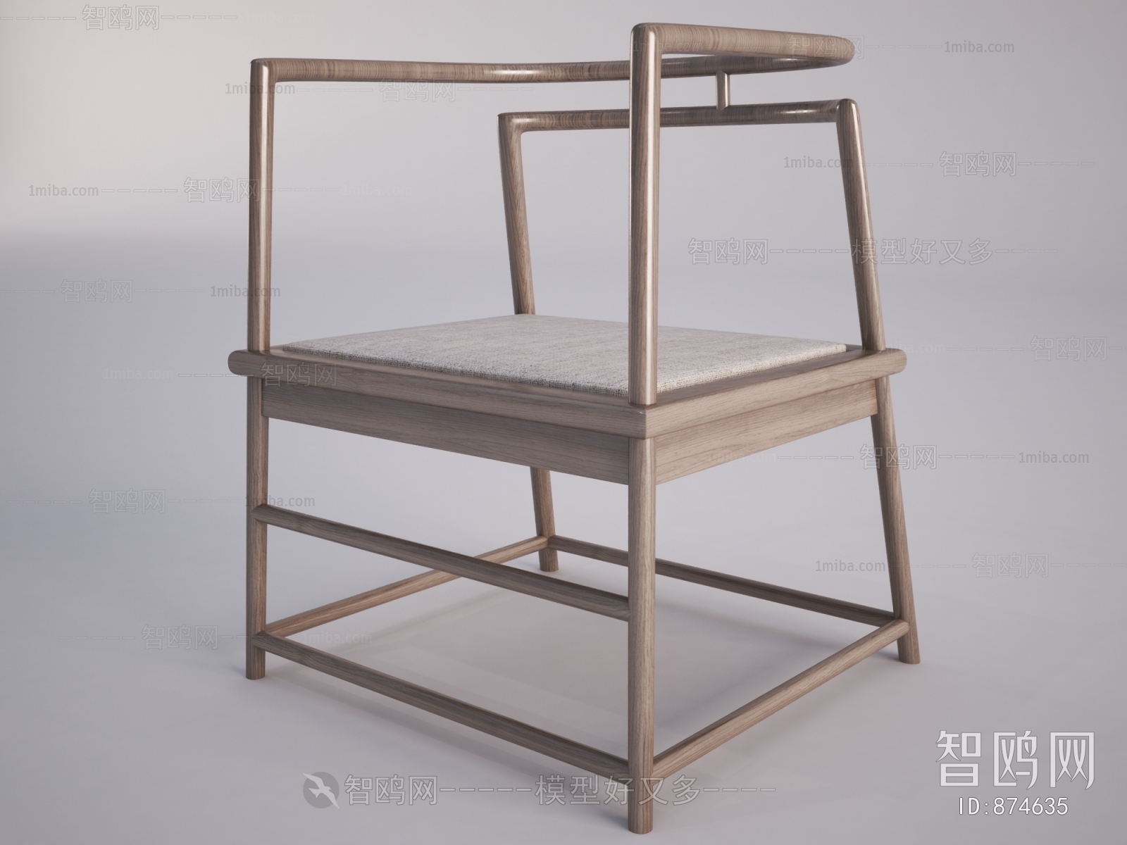 New Chinese Style Single Chair