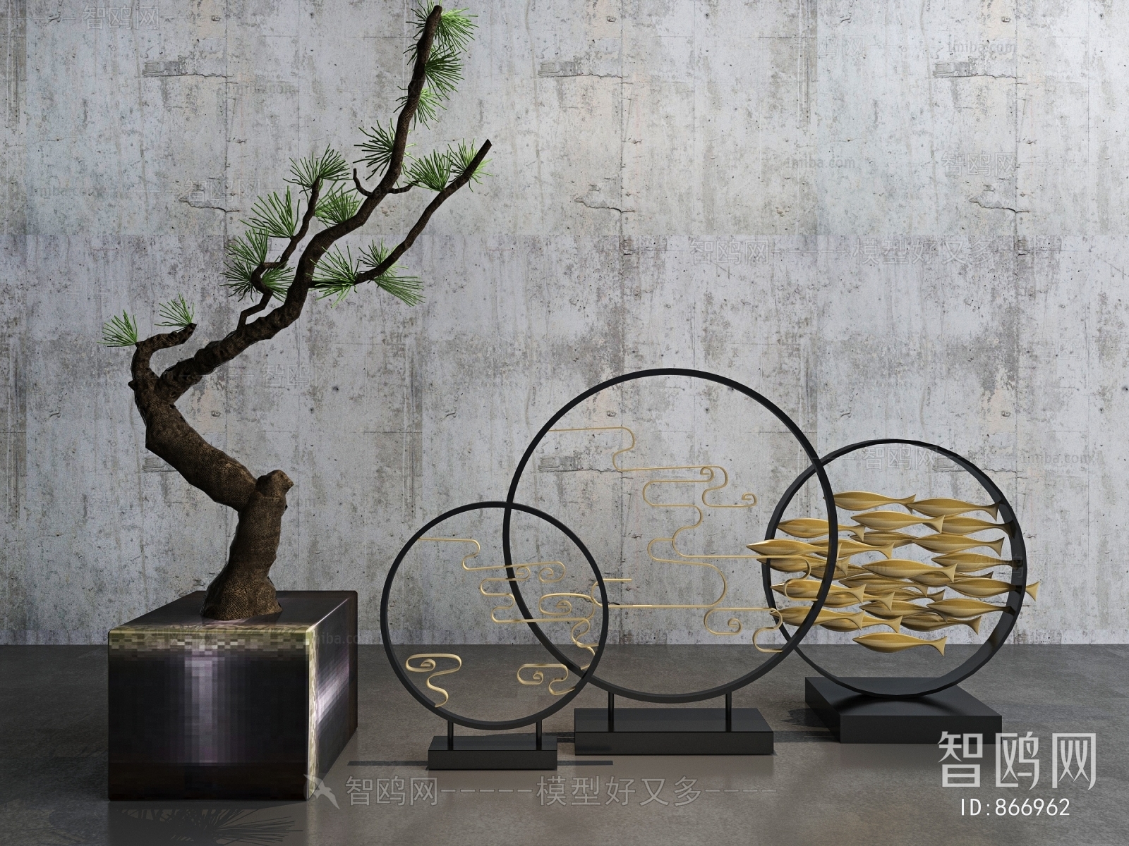 New Chinese Style Decorative Set