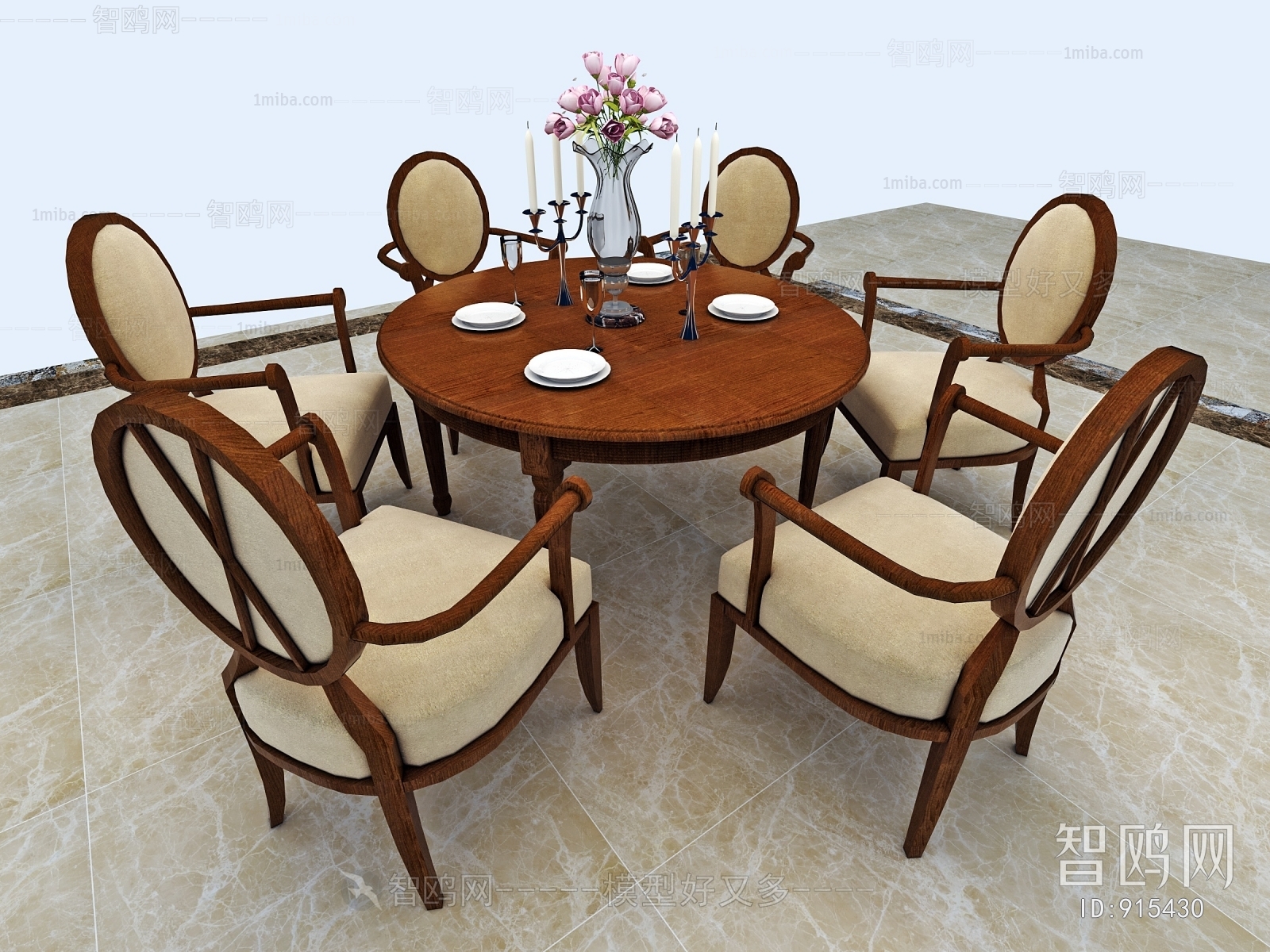 American Style Dining Table And Chairs