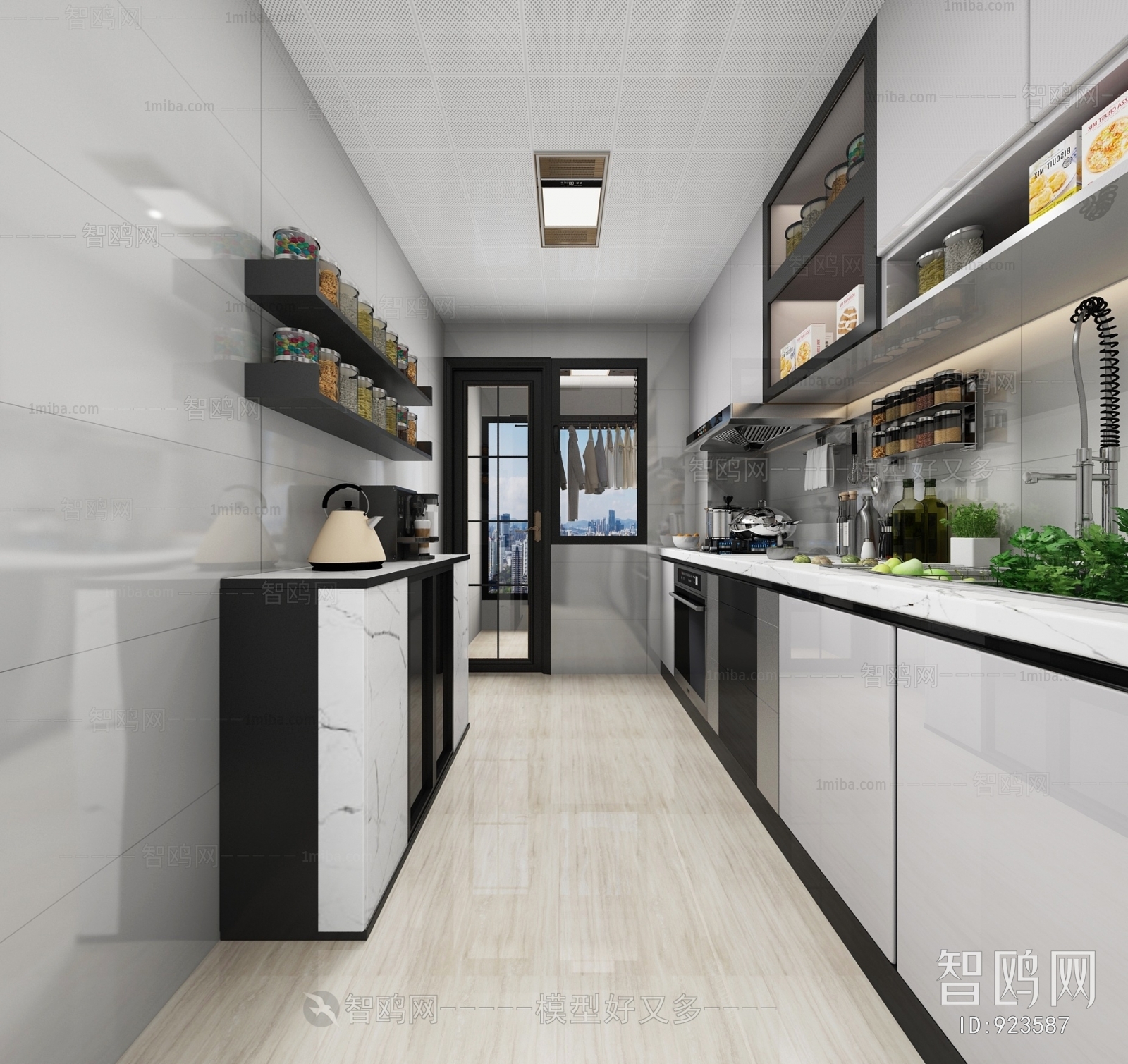 Modern The Kitchen