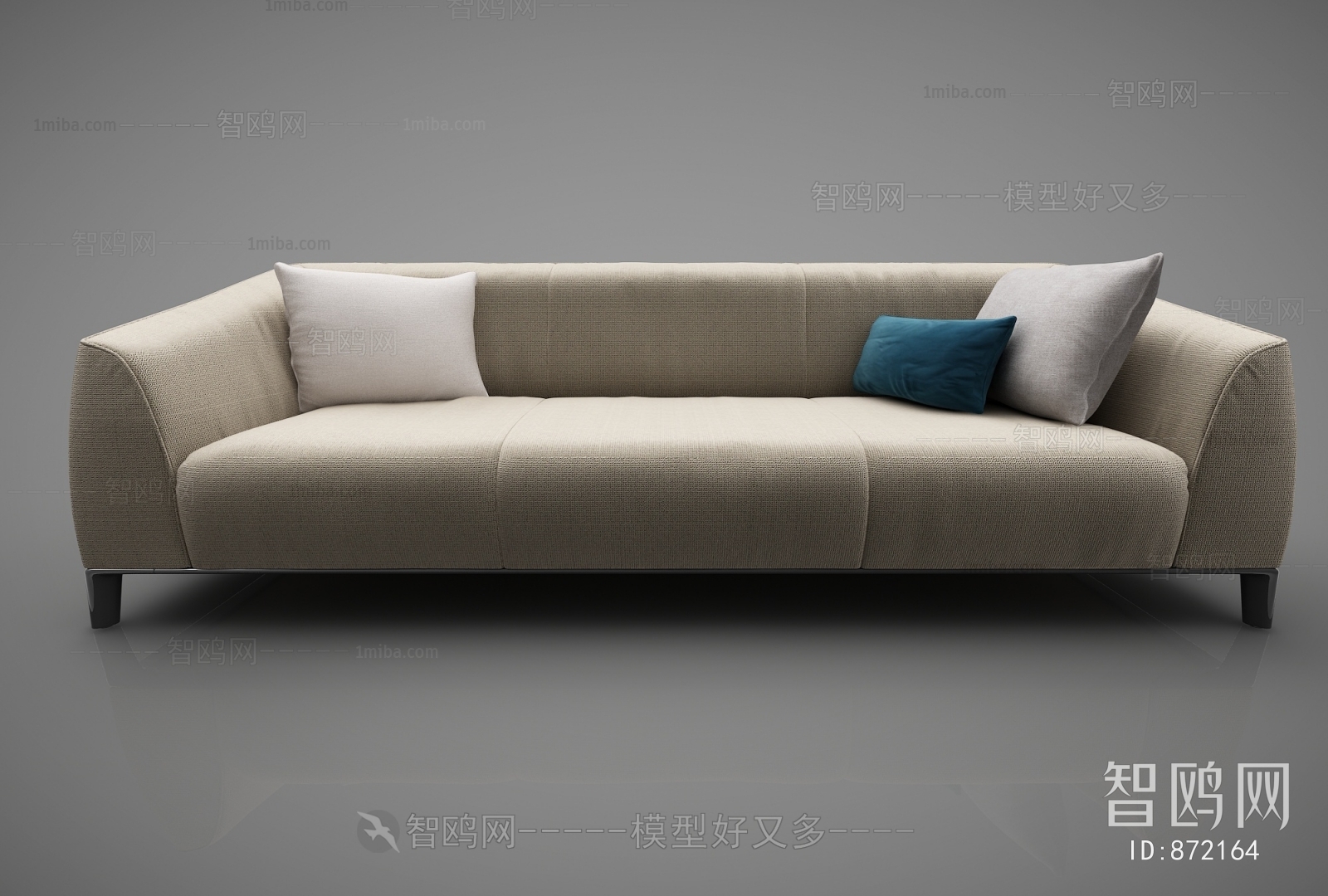 Modern Three-seat Sofa