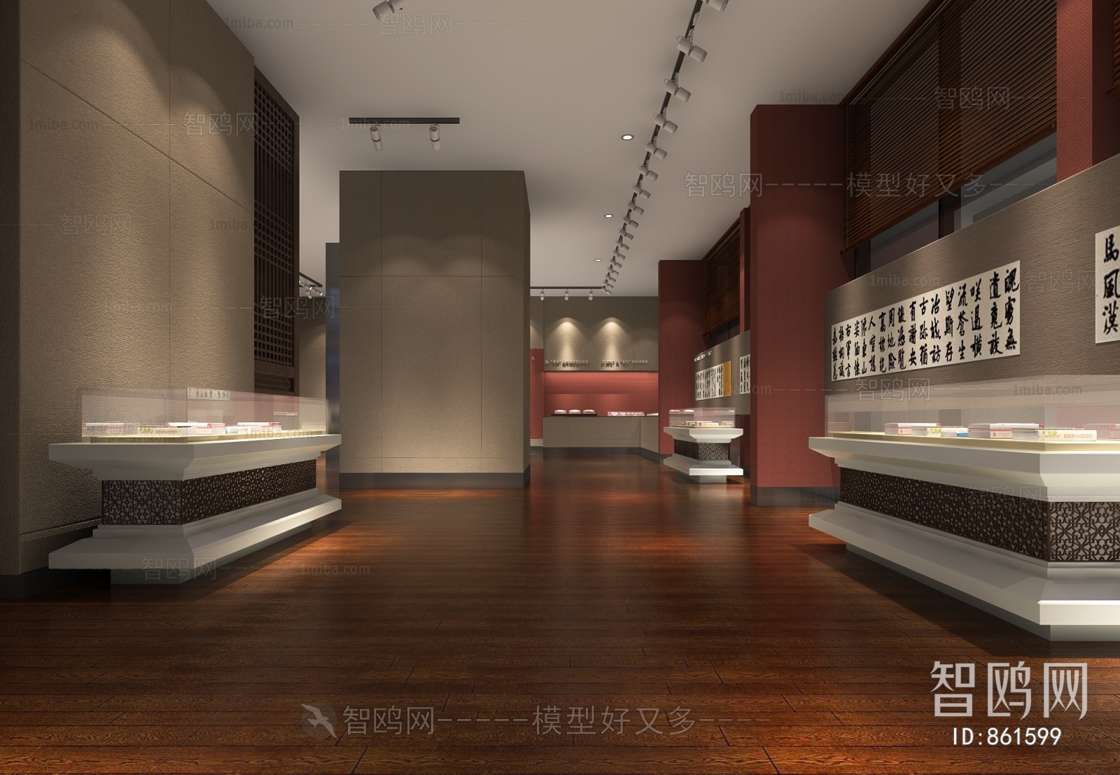 New Chinese Style Exhibition Hall