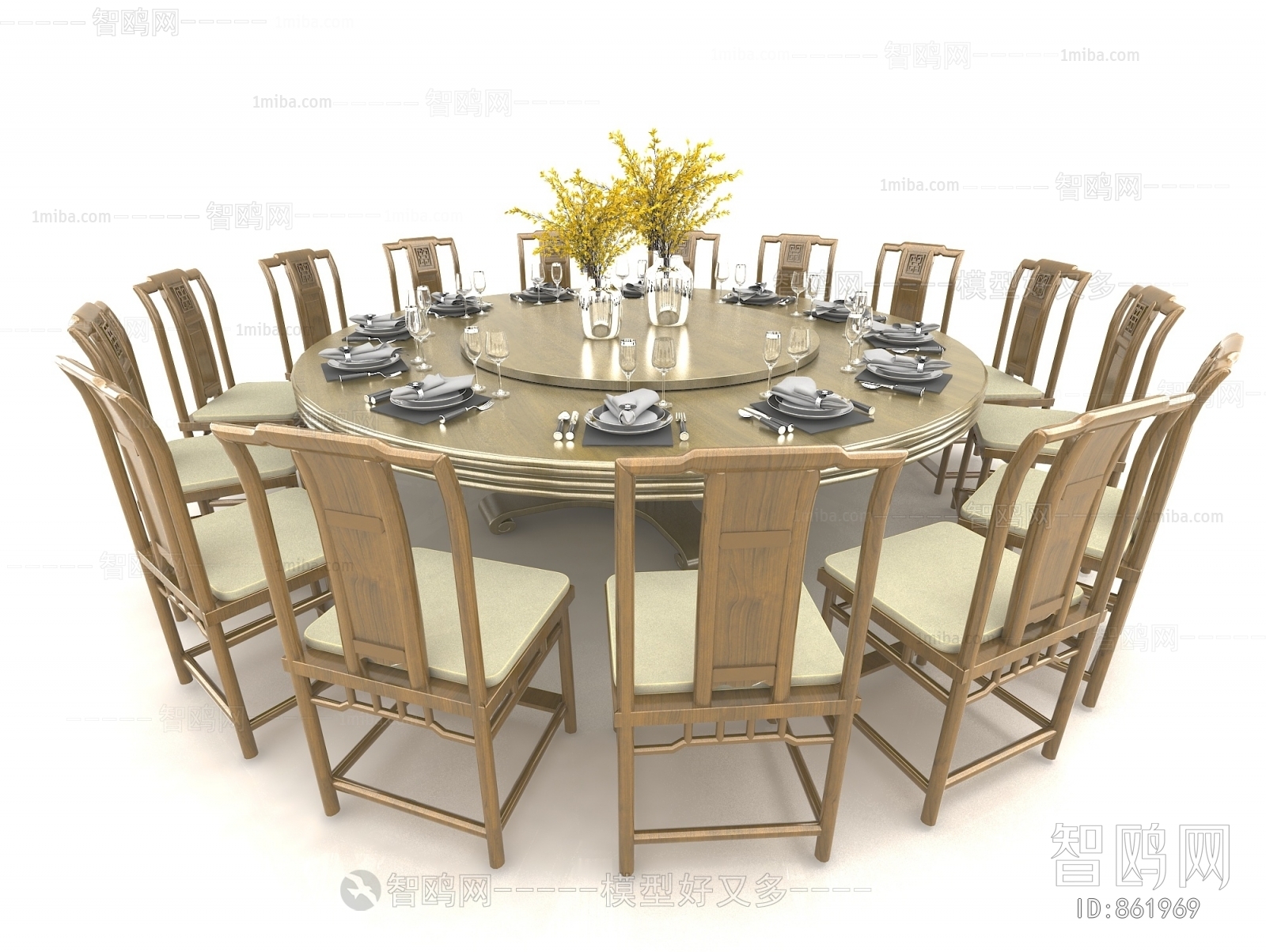 New Chinese Style Dining Table And Chairs