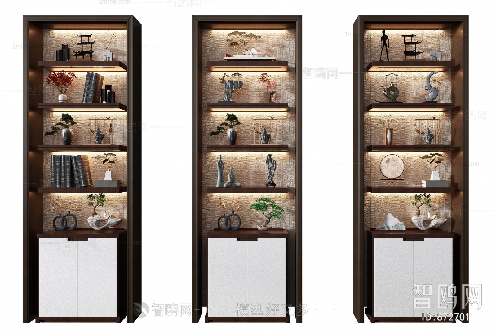 New Chinese Style Decorative Cabinet