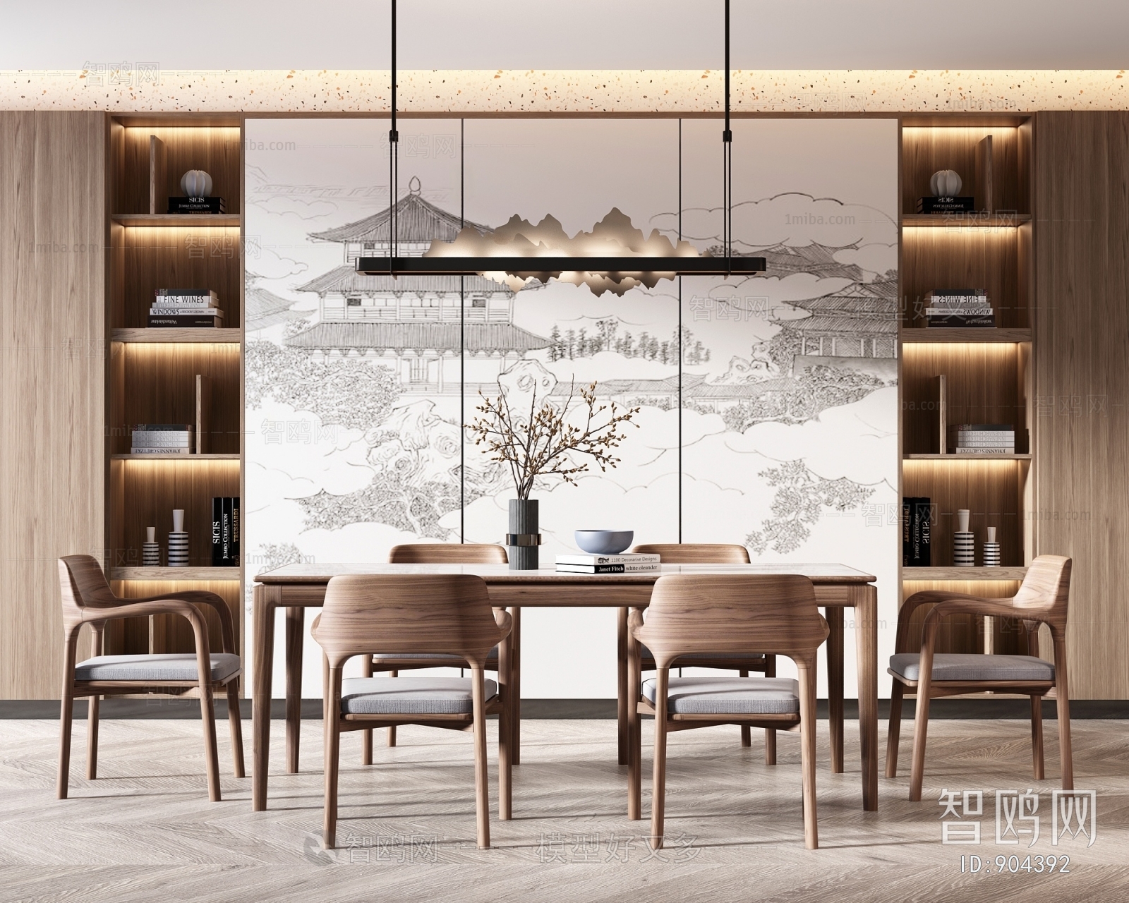 New Chinese Style Dining Room