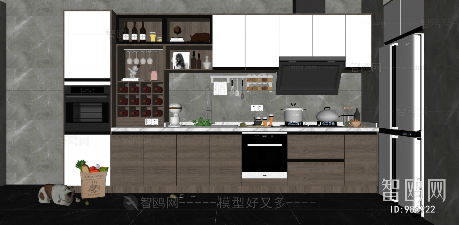 Modern The Kitchen Sketchup Model Download Model ID 999247955 1miba   24df6a5cd8ed29bbc33a91c9f3509e52 