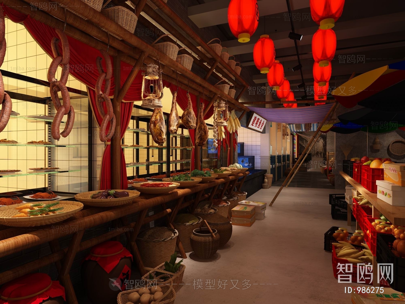 Chinese Style Commercial Space