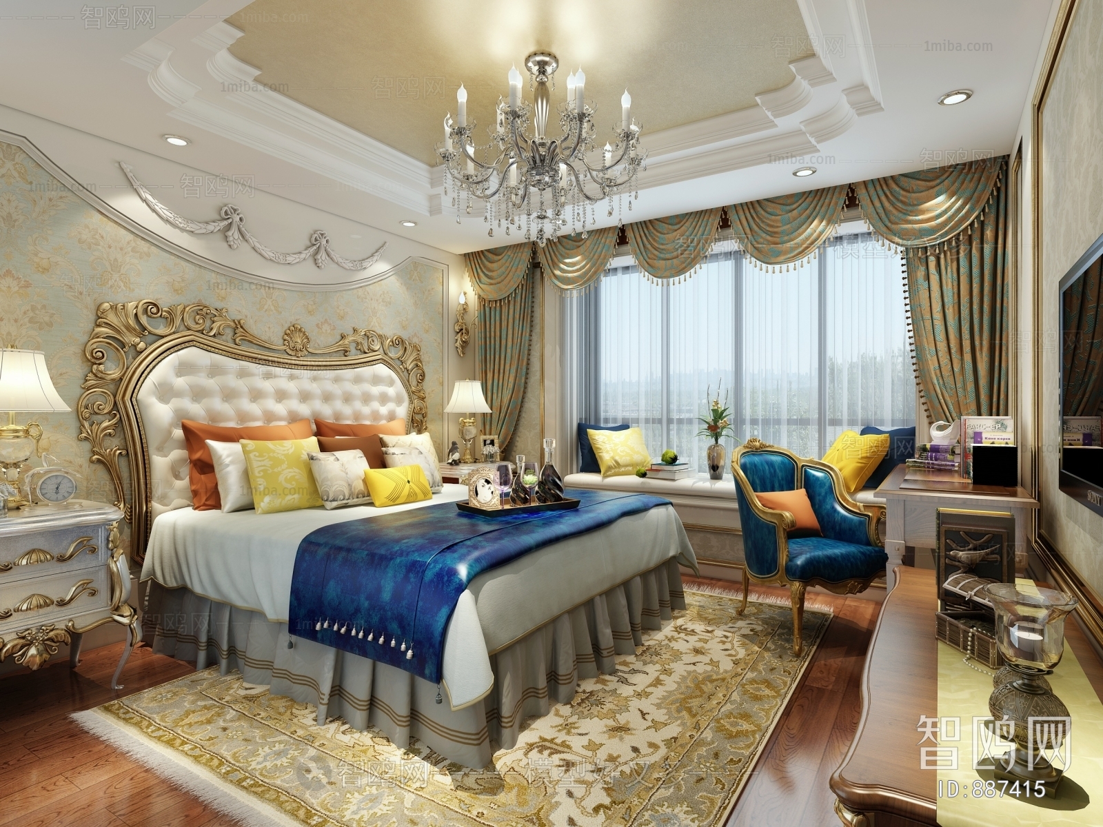 European Style Bedroom