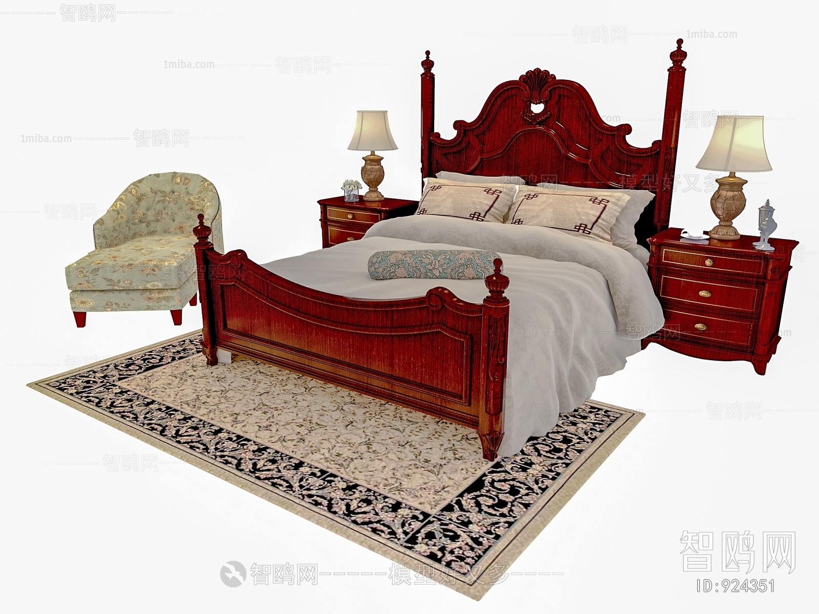 American Style Double Bed