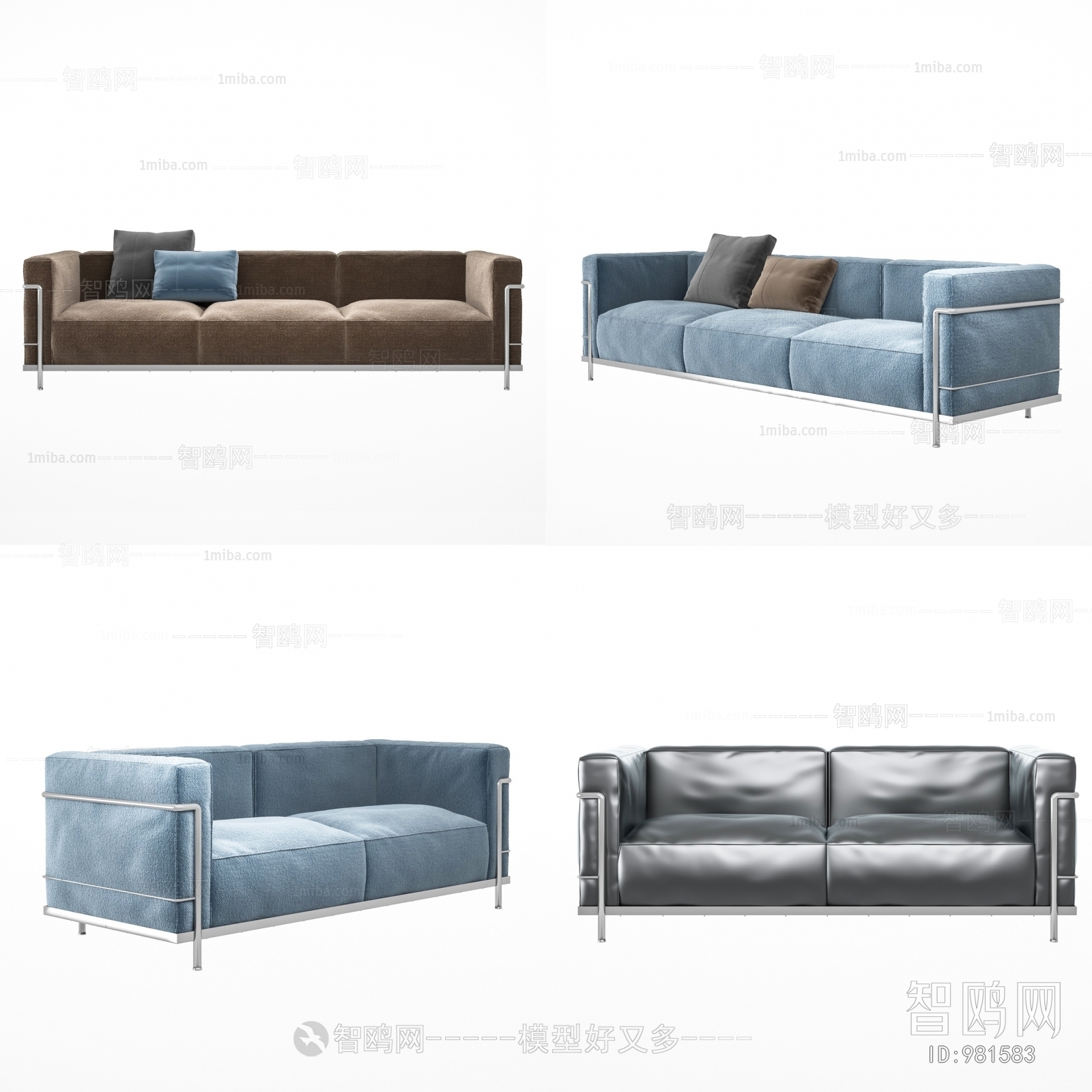 Modern Three-seat Sofa