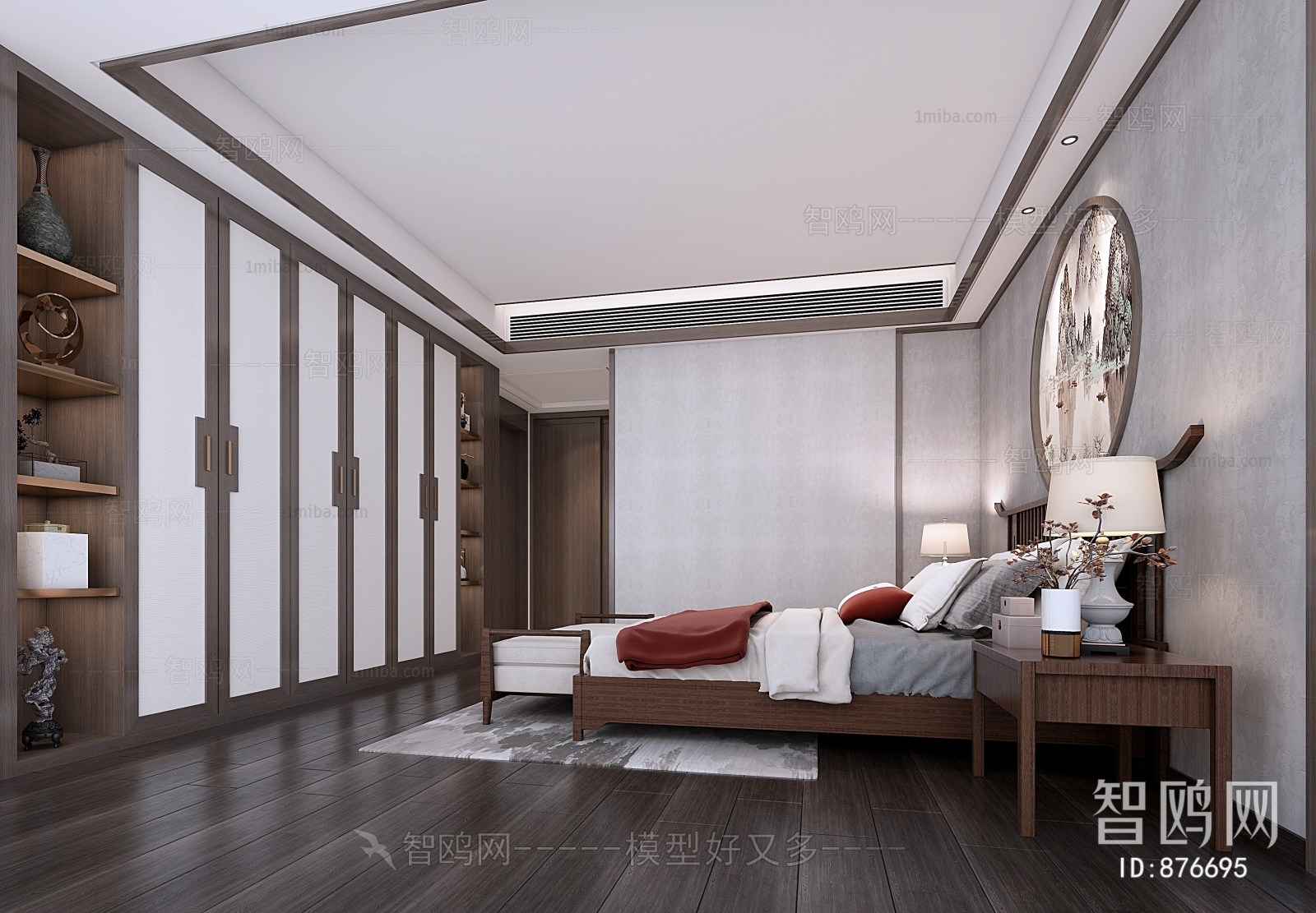 New Chinese Style Bedroom