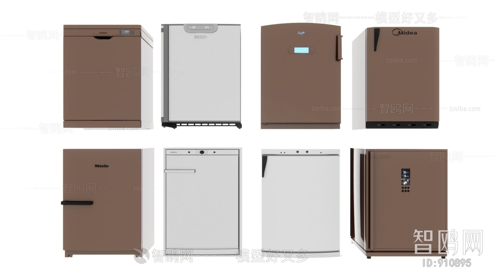 Modern Refrigerator Freezer