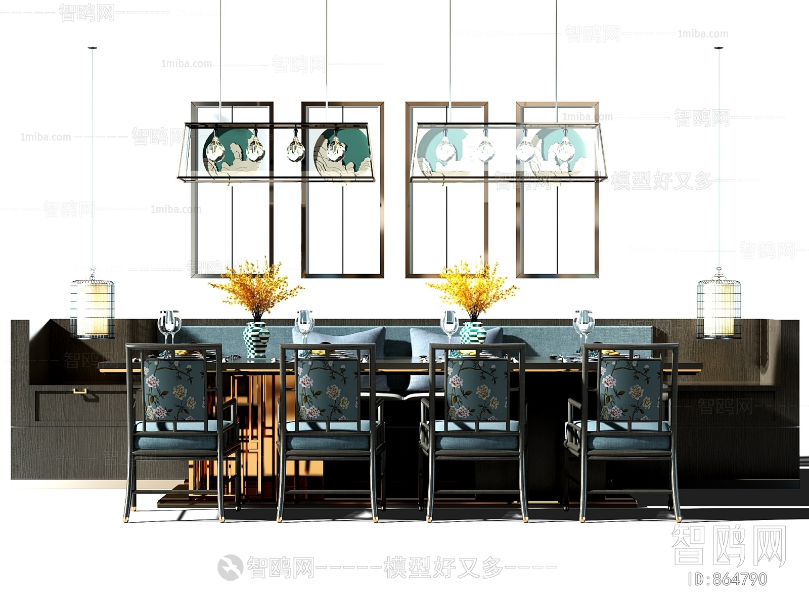 New Chinese Style Dining Table And Chairs