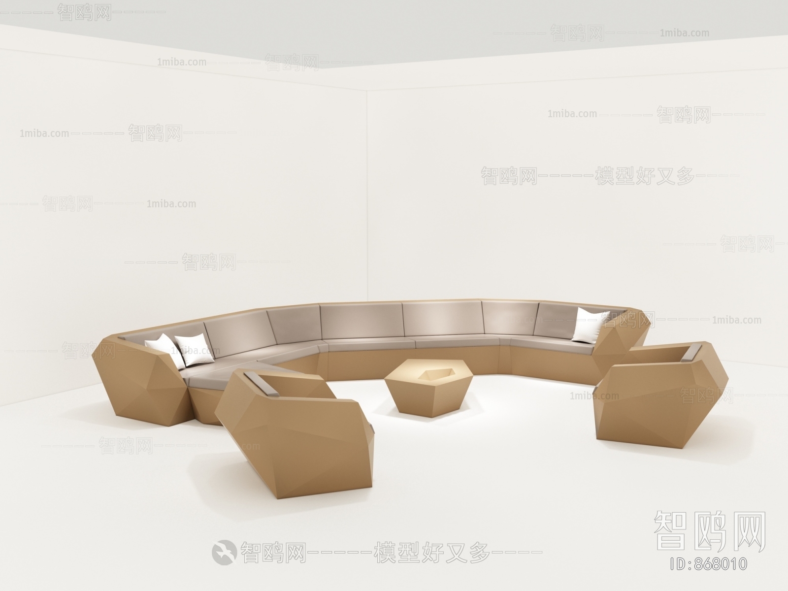 Modern Curved Sofa