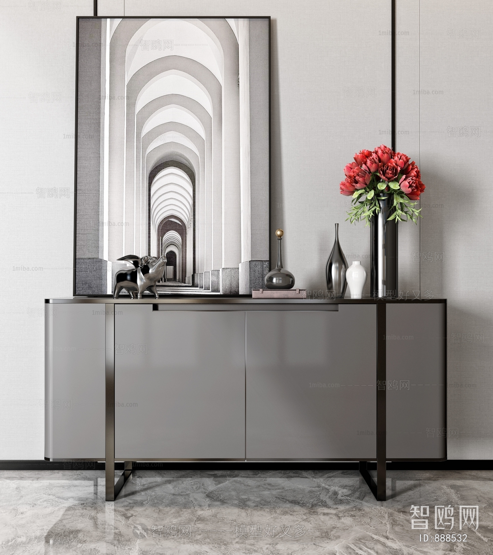 Modern Side Cabinet/Entrance Cabinet