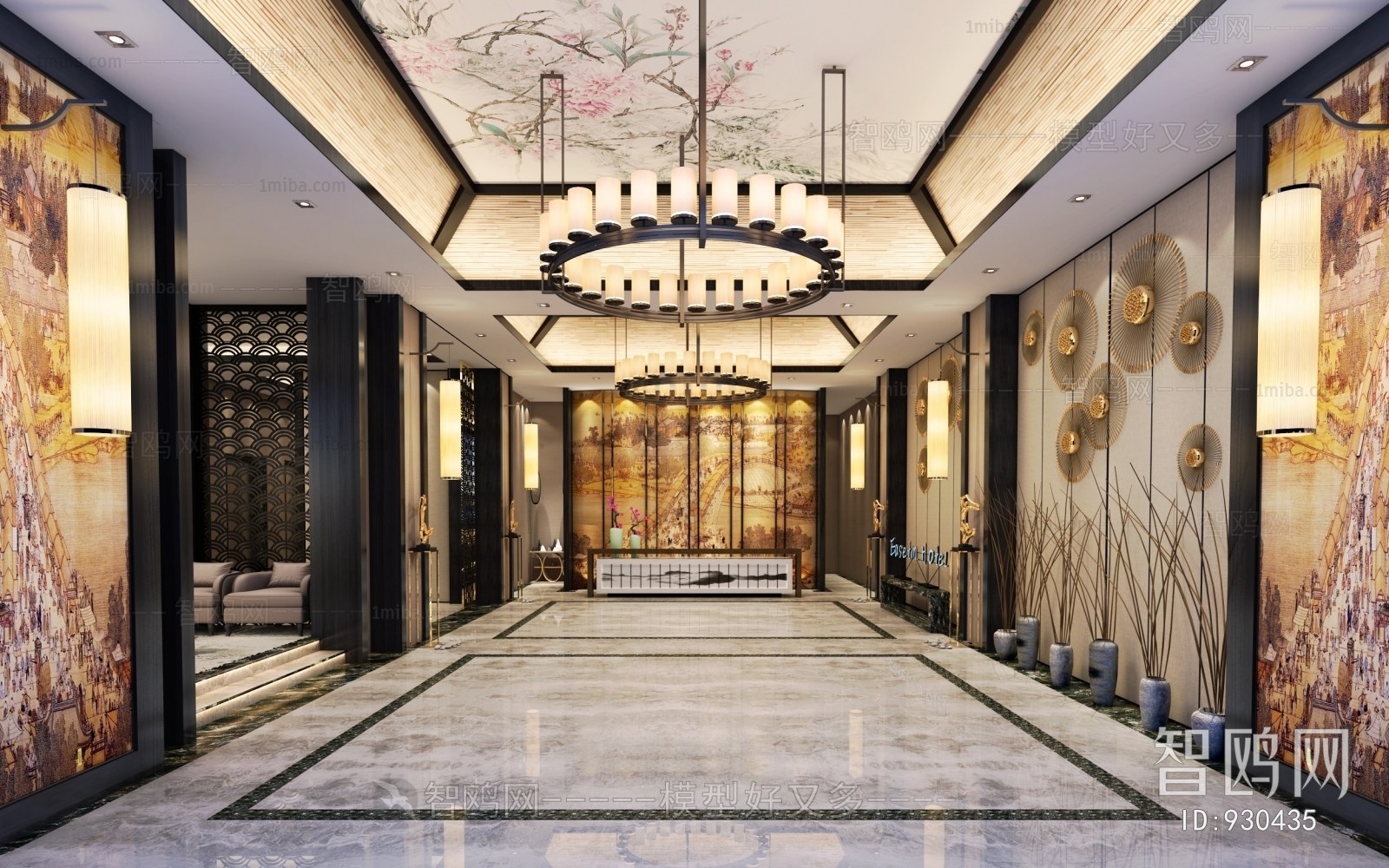 New Chinese Style Lobby Hall