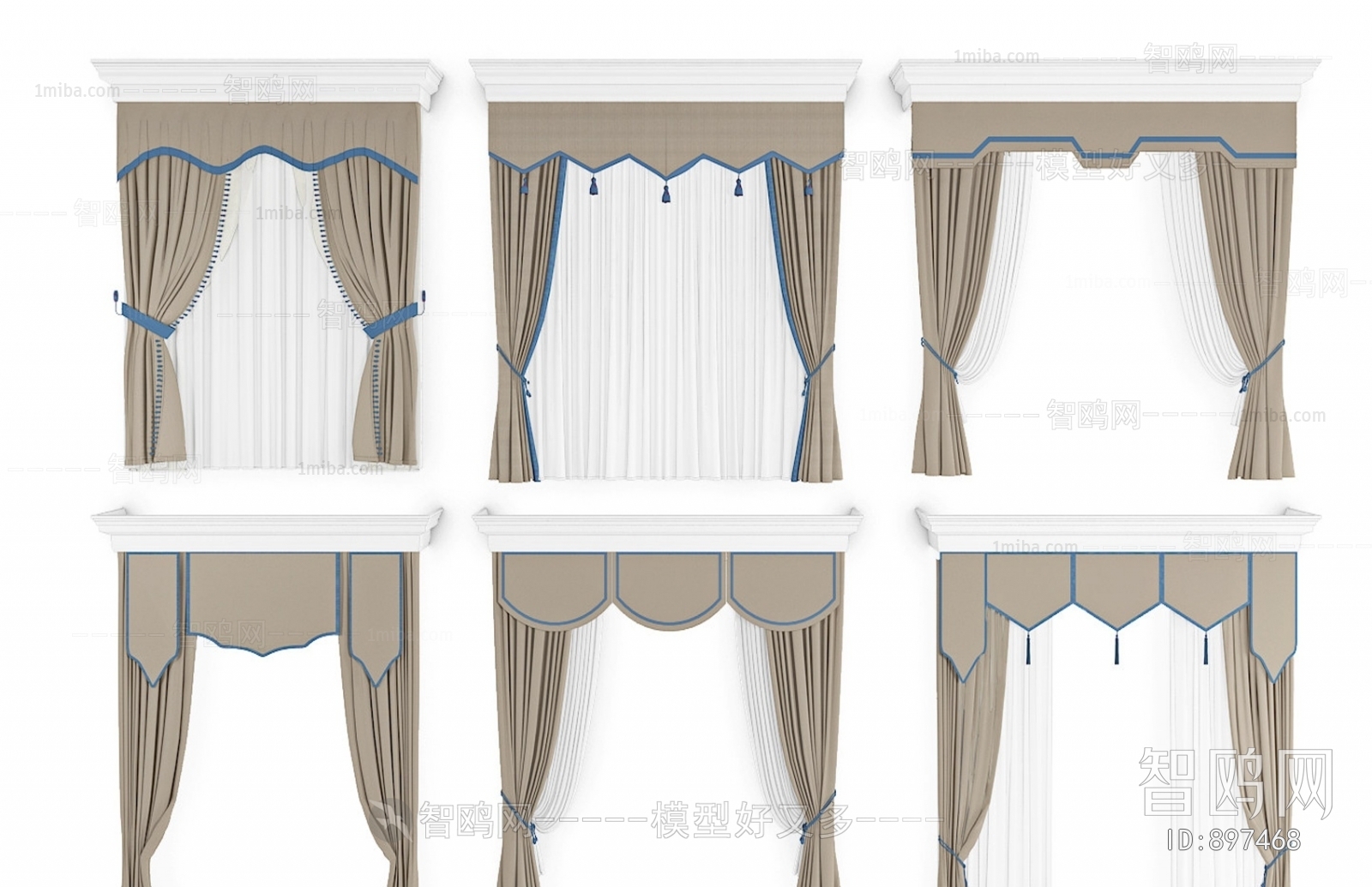 New Chinese Style The Curtain